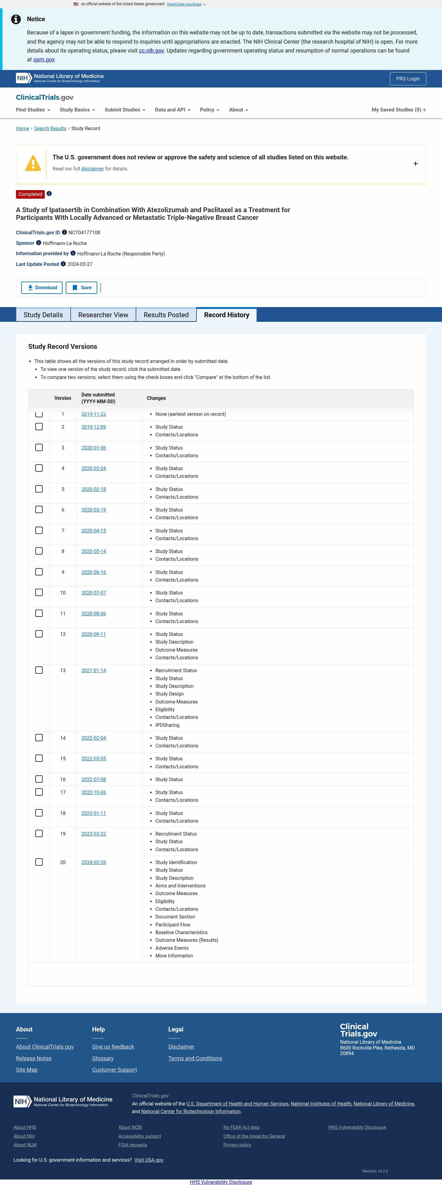 Latest website image capture