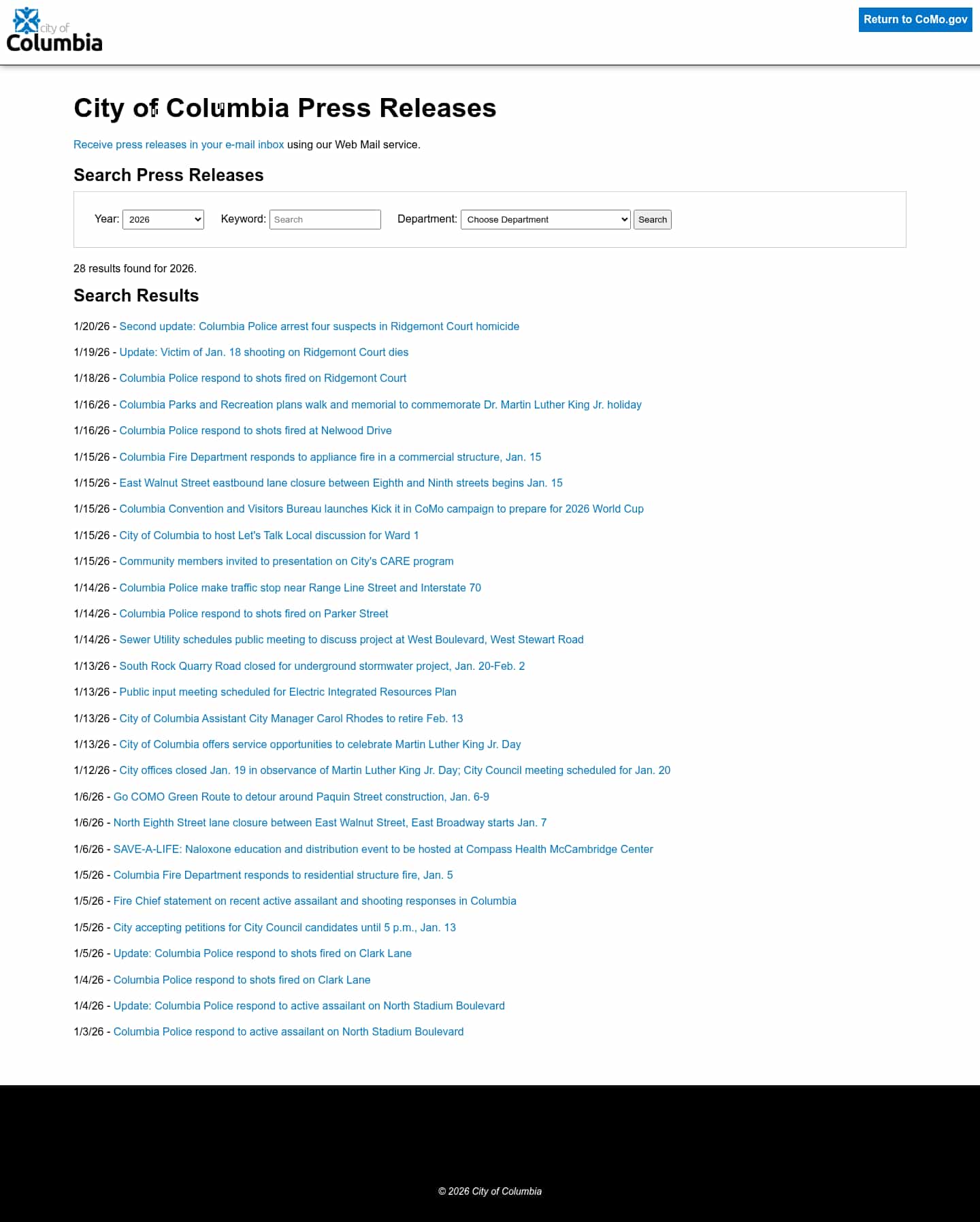Latest website image capture