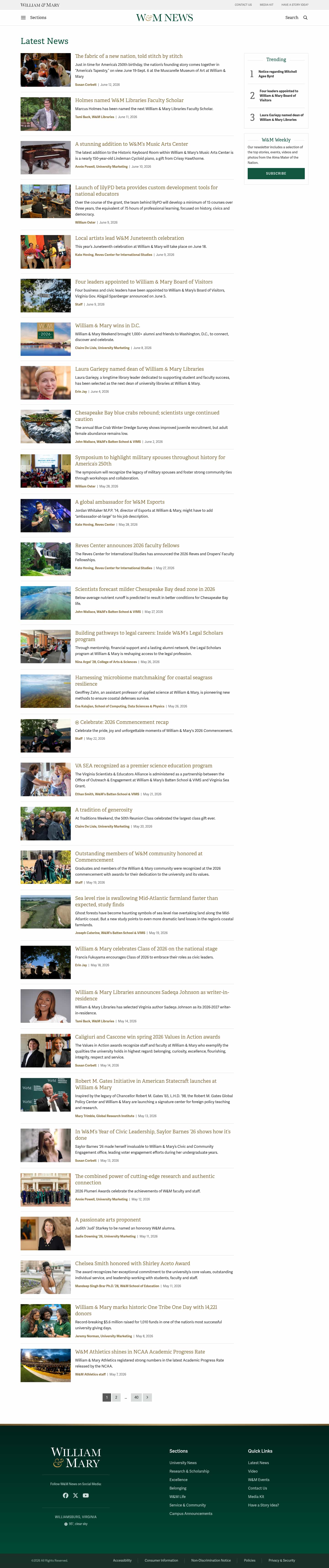 Latest website image capture
