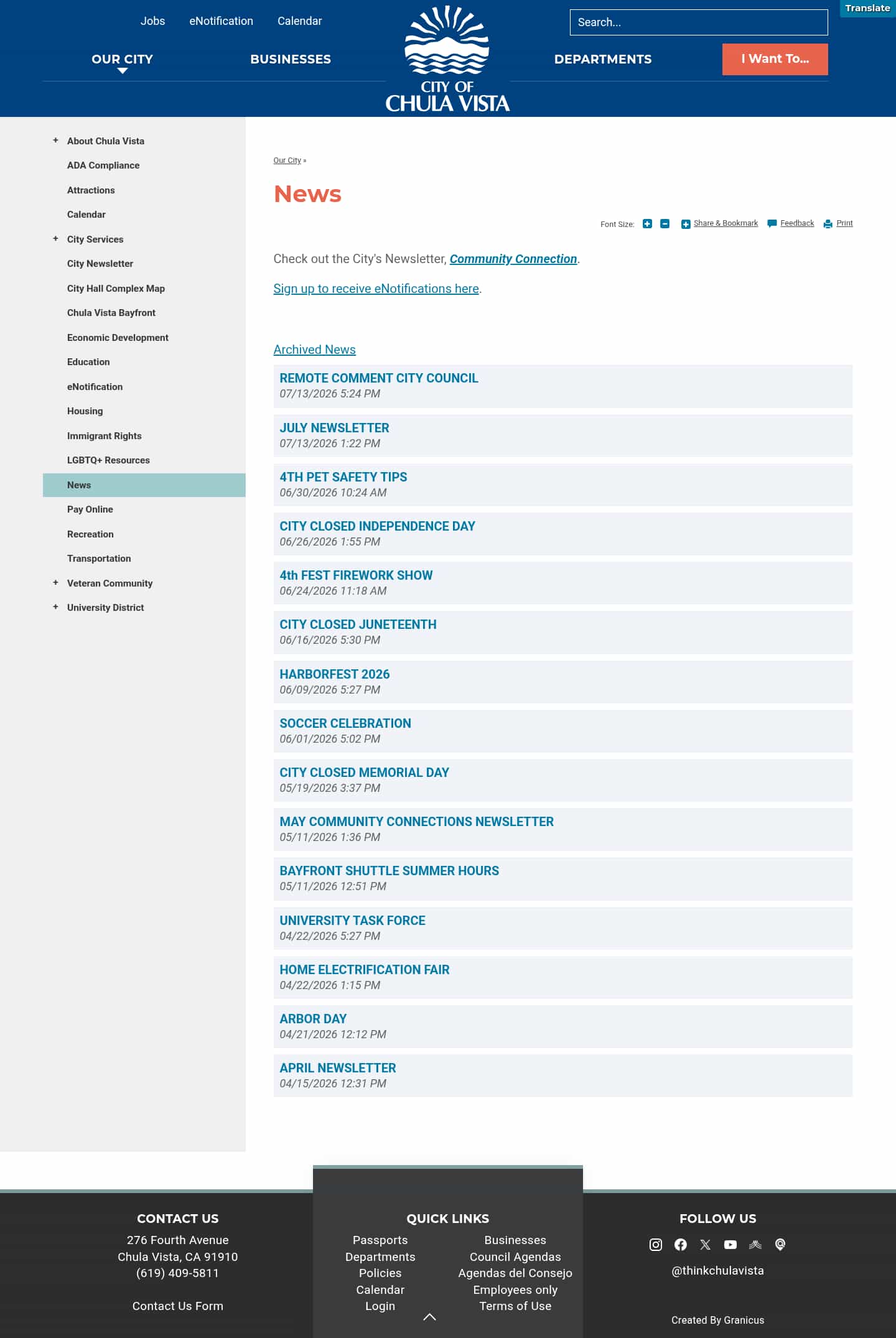 Latest website image capture