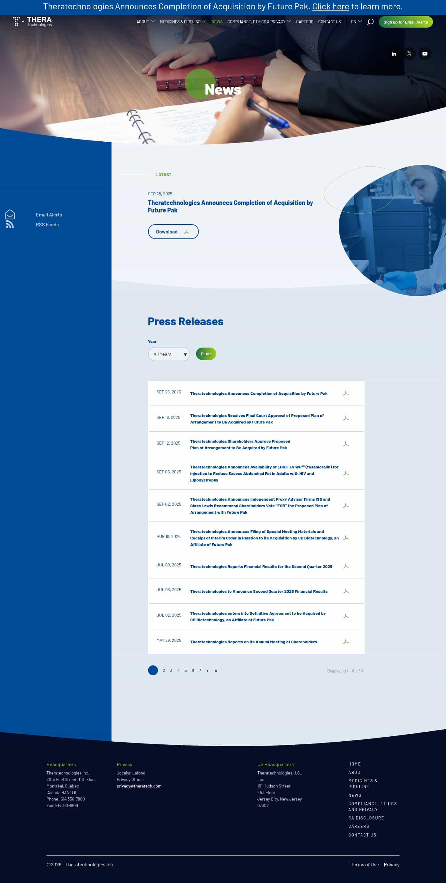 Latest website image capture