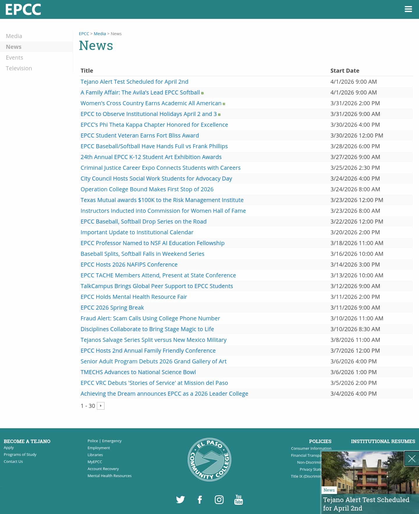 Latest website image capture