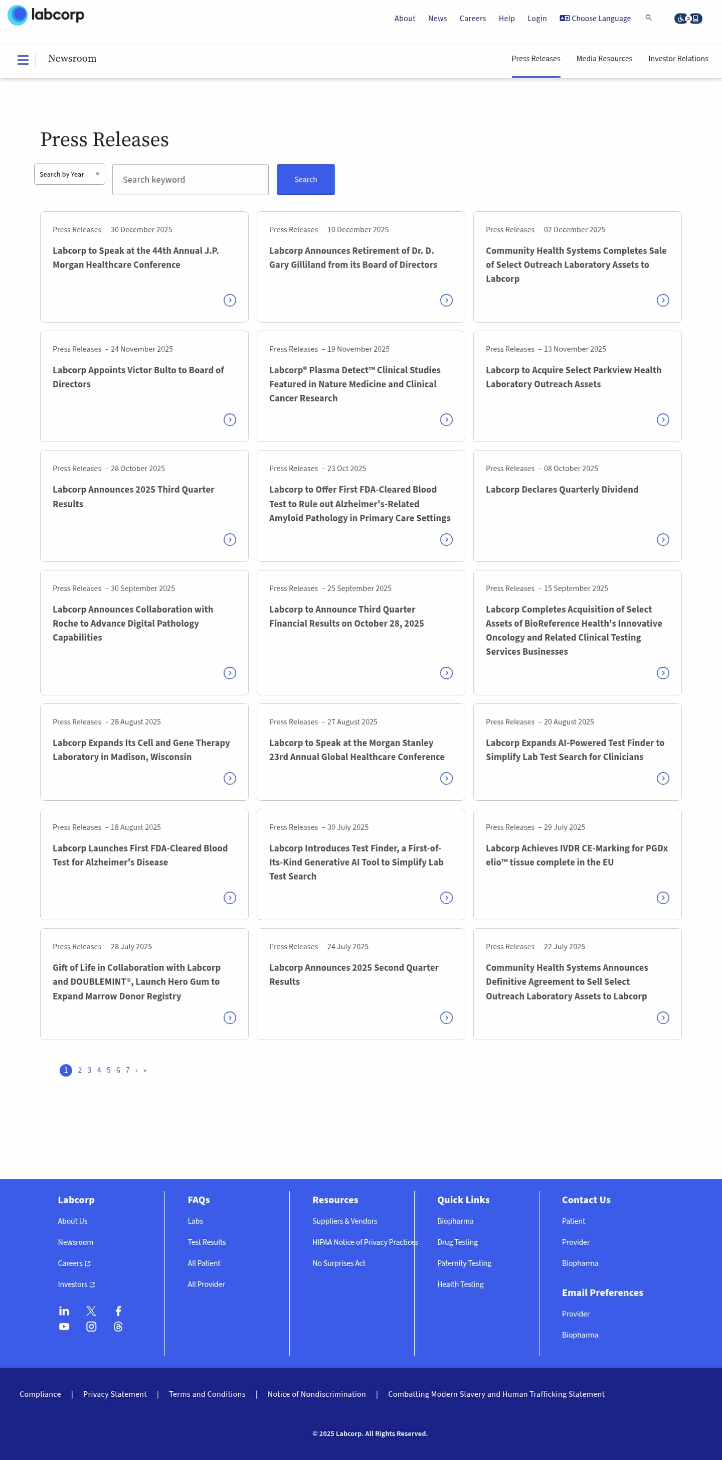 Latest website image capture