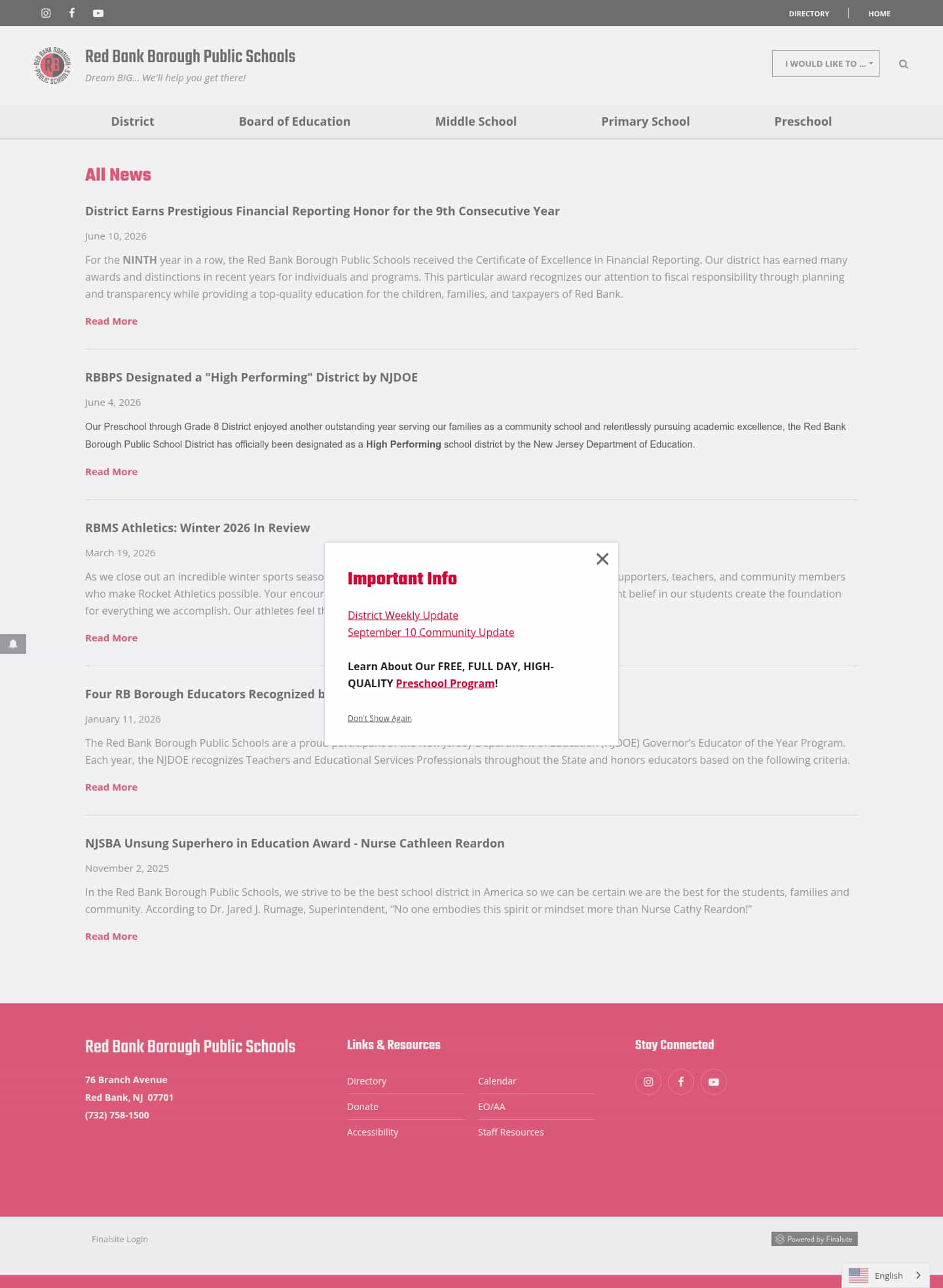Latest website image capture