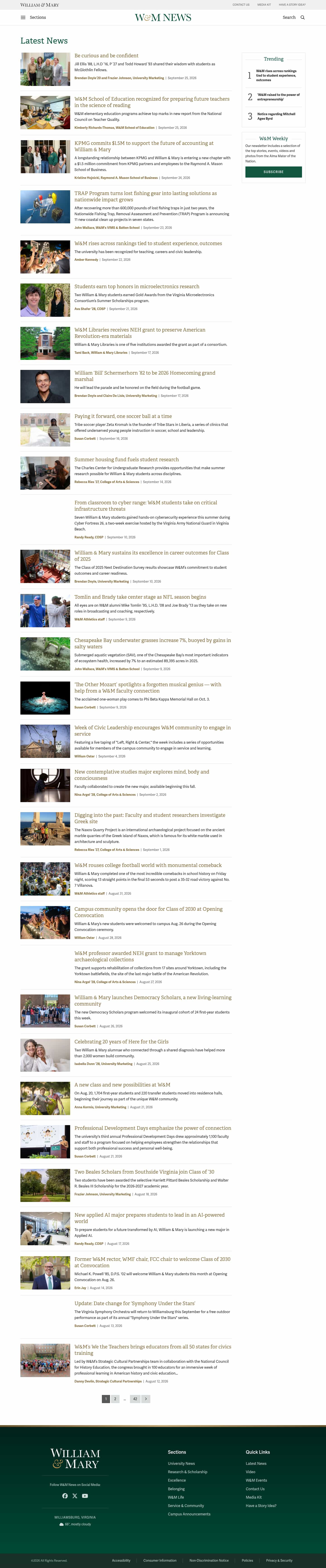 Latest website image capture