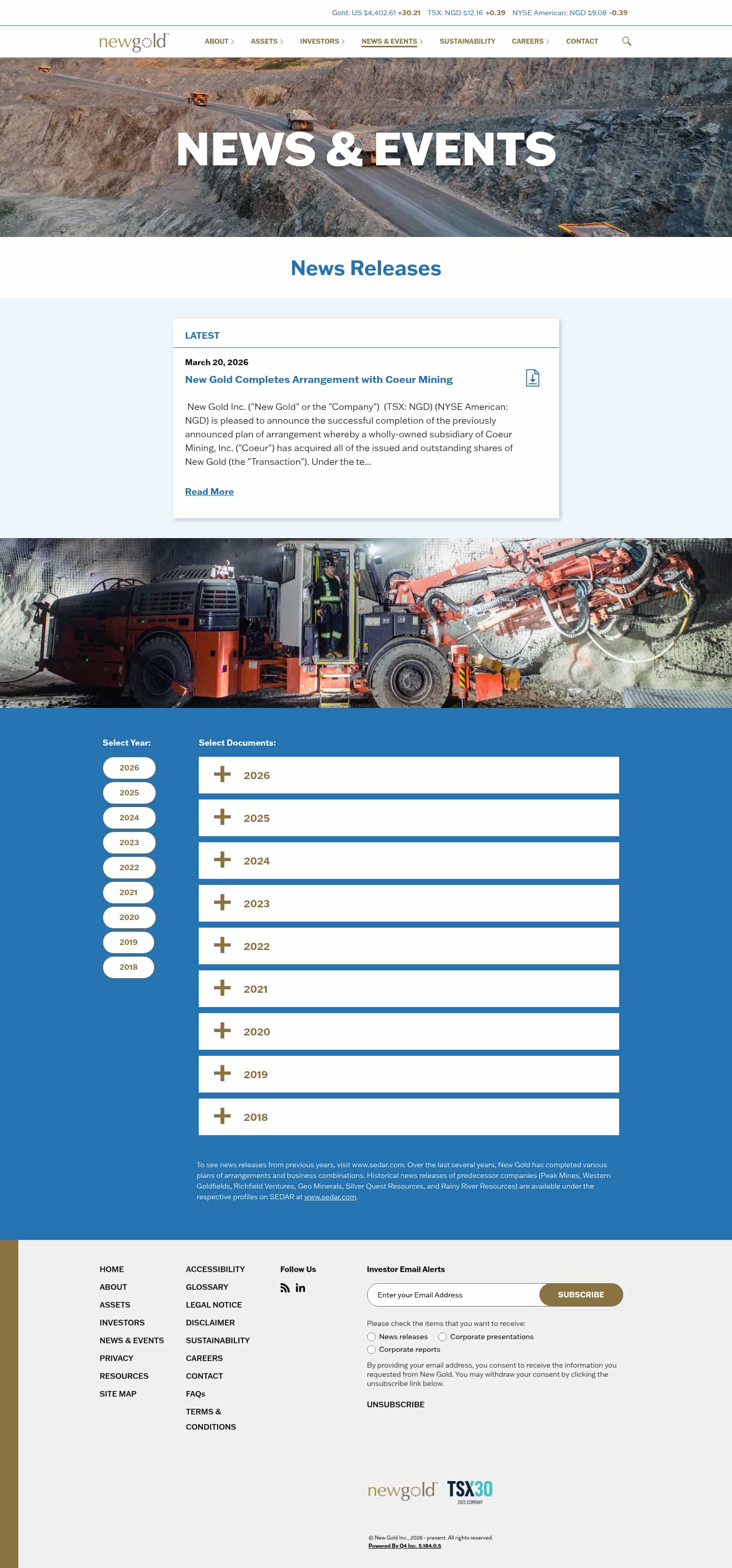 Latest website image capture