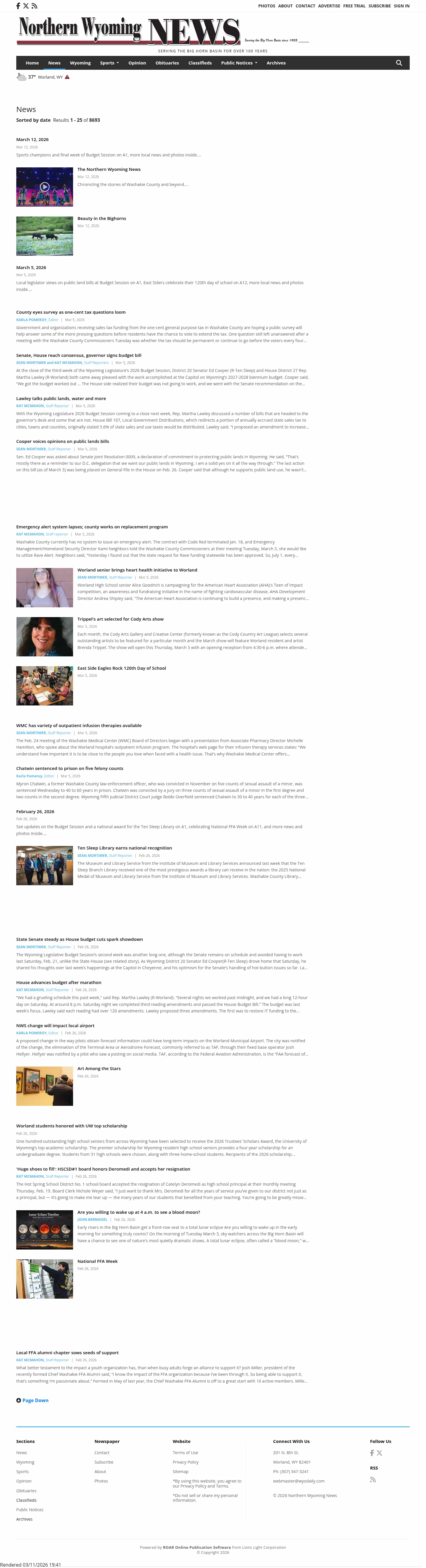 Latest website image capture