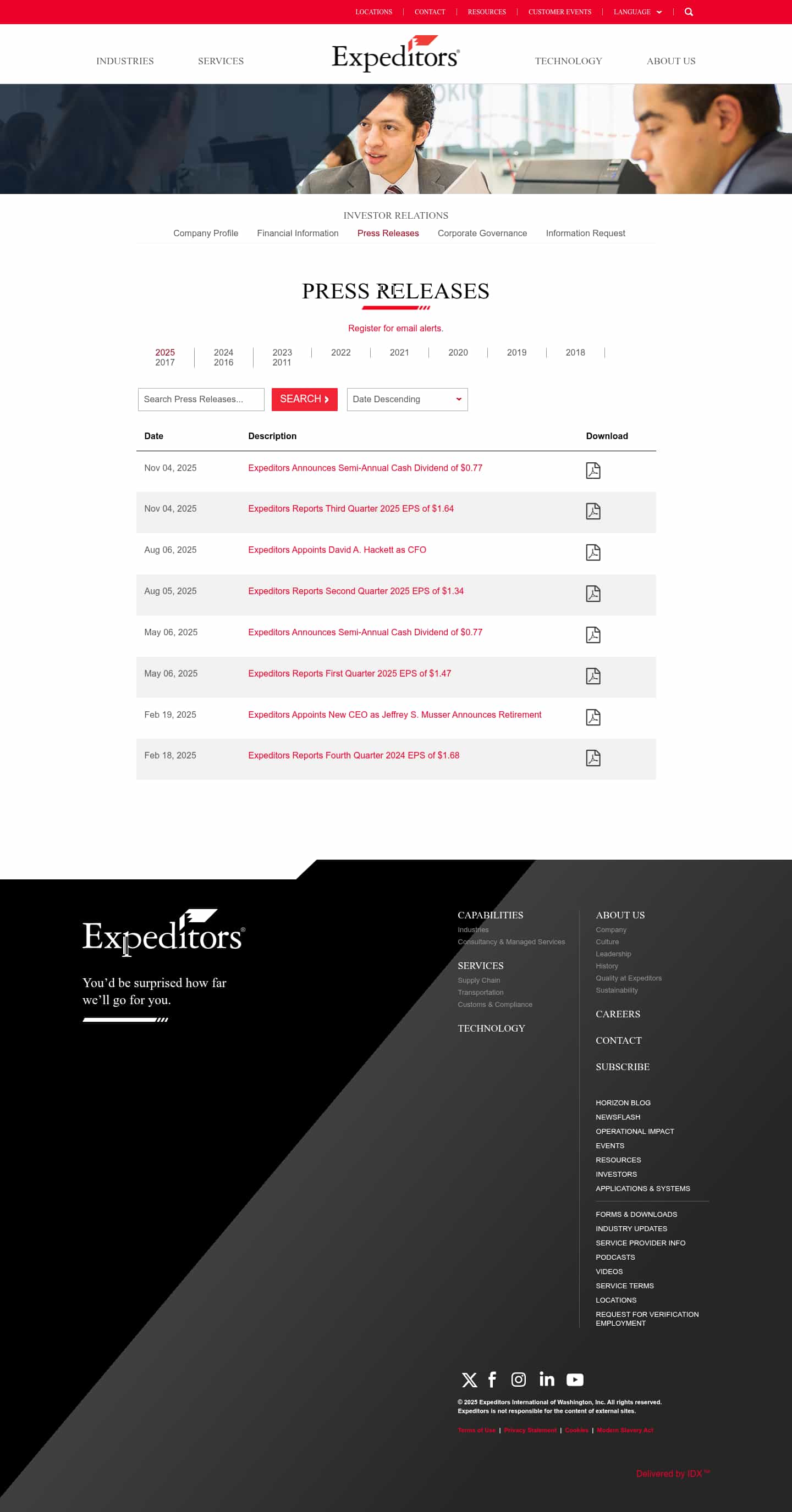 Latest website image capture