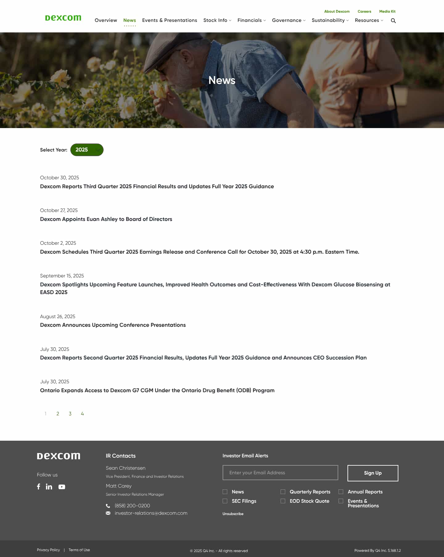 Latest website image capture