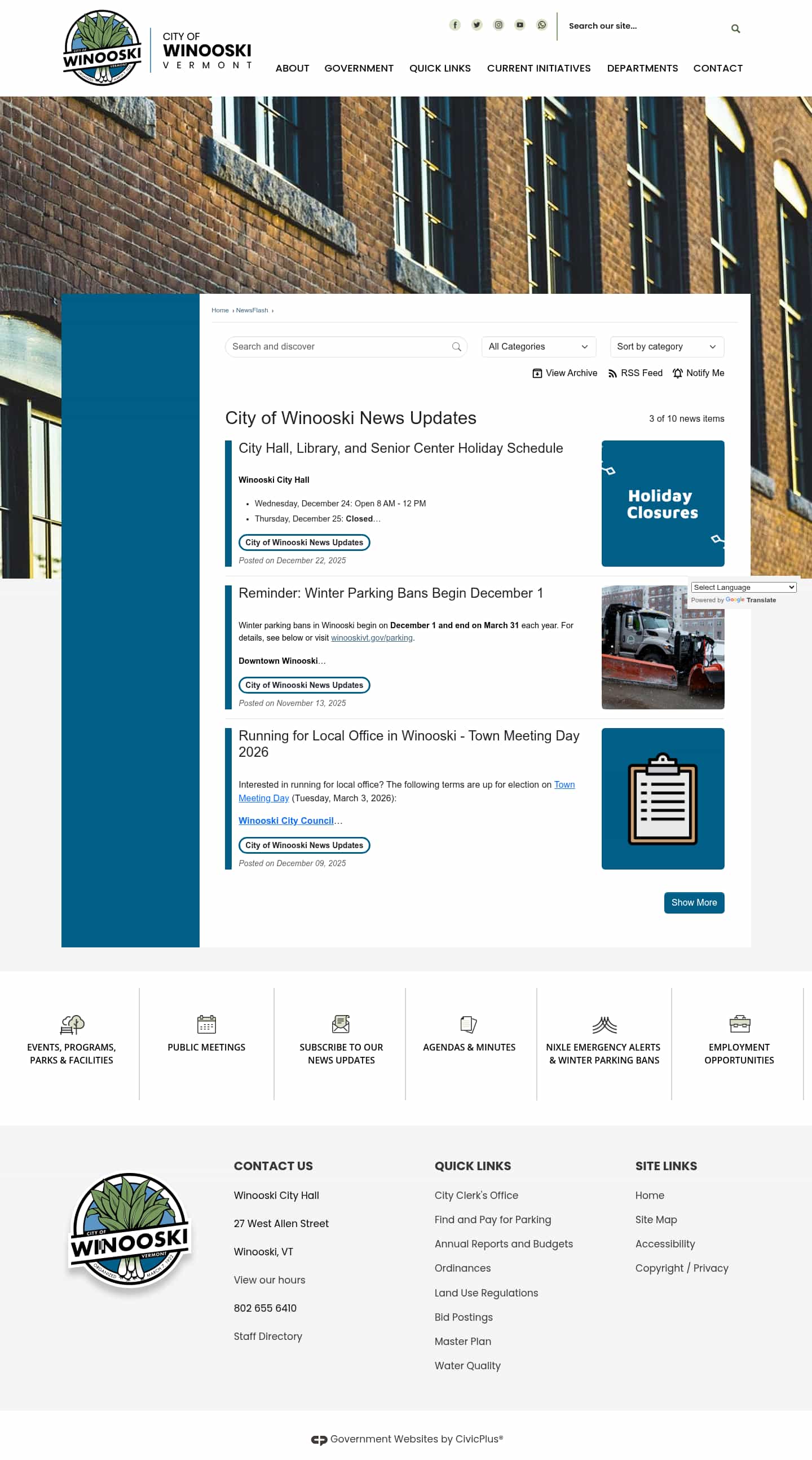 Latest website image capture