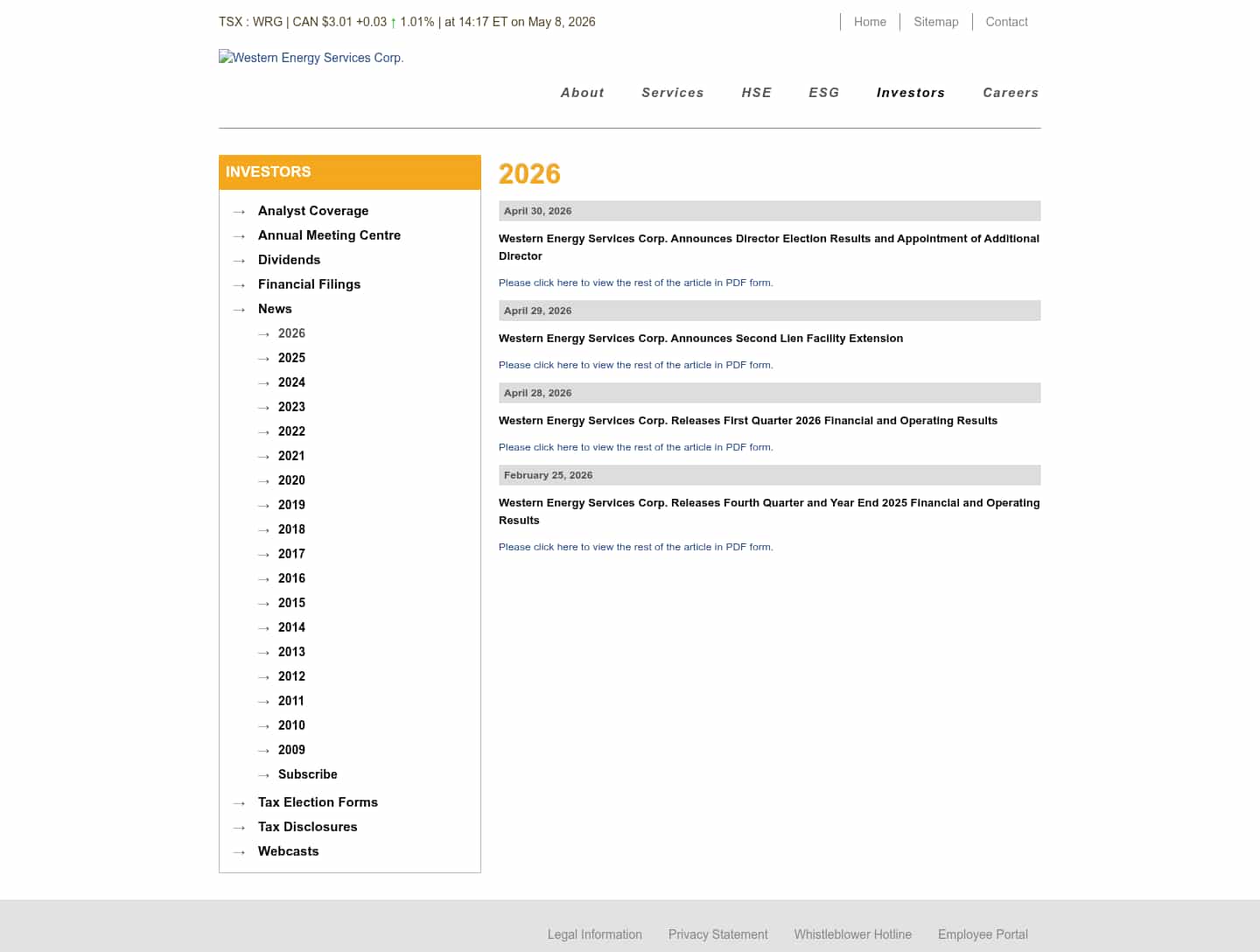 Latest website image capture