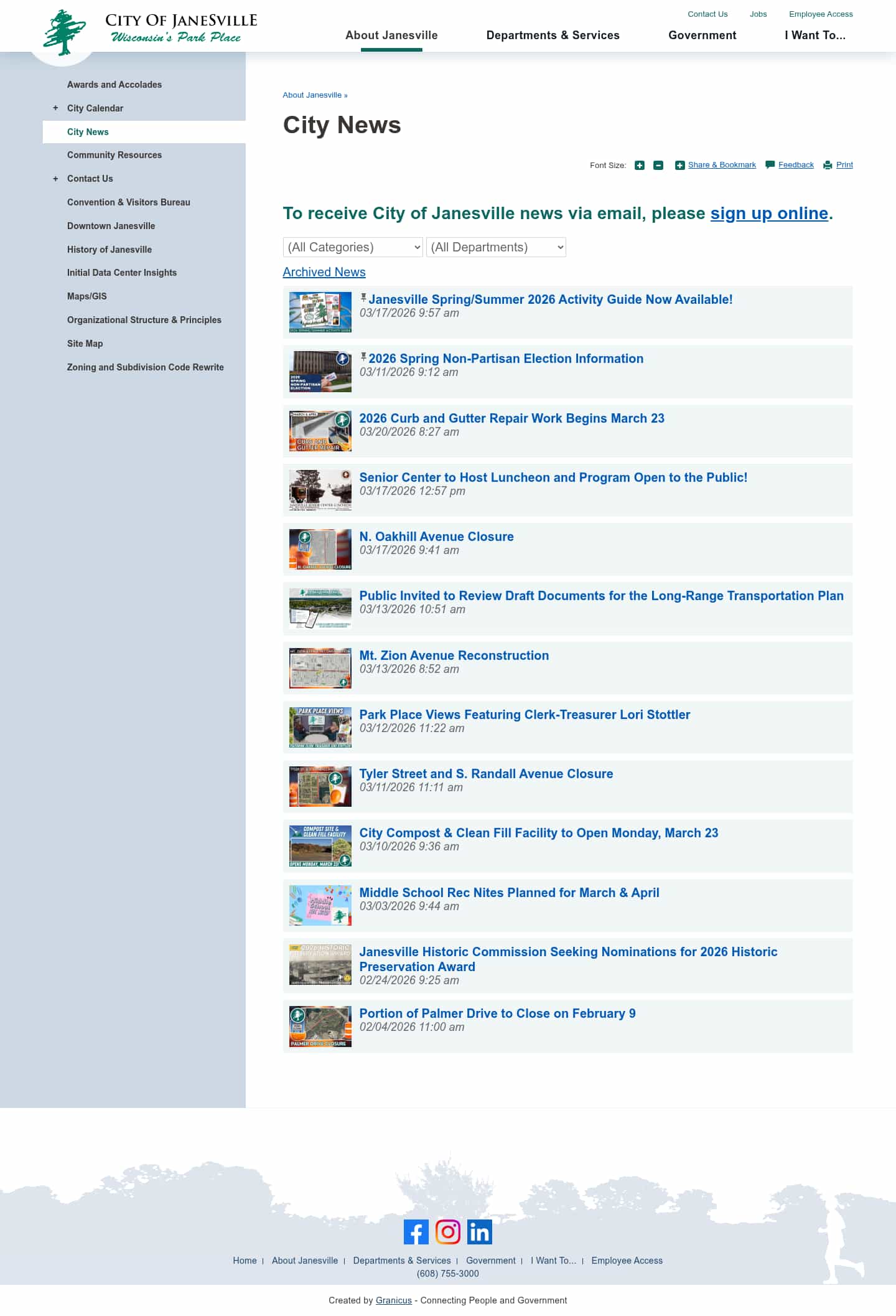 Latest website image capture