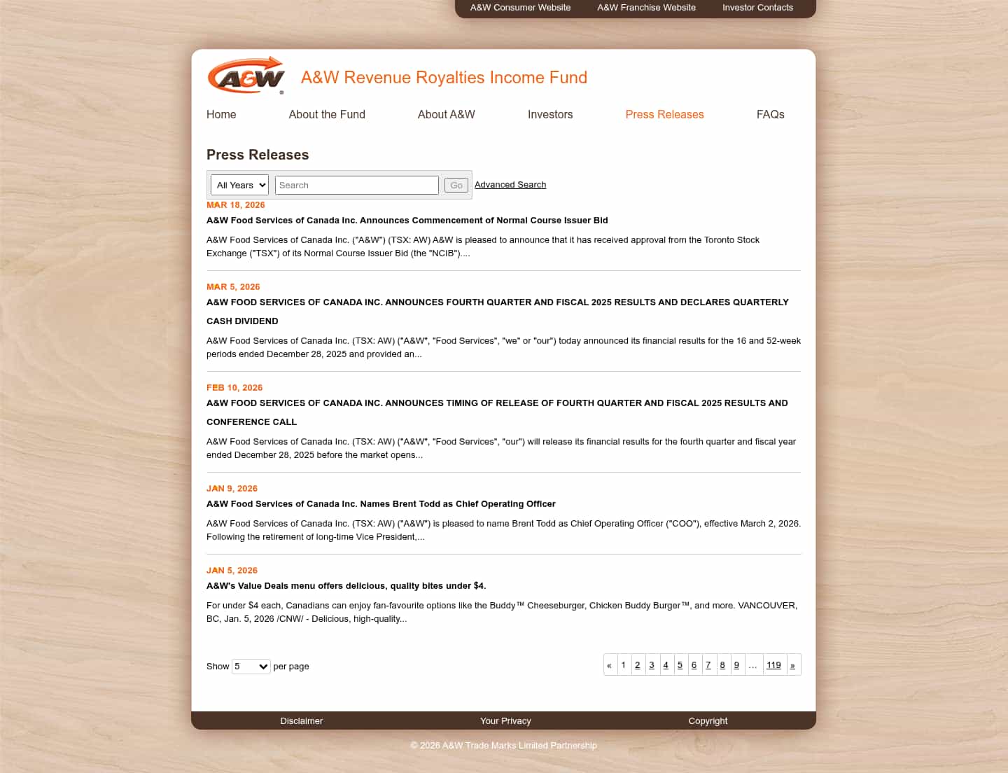 Latest website image capture