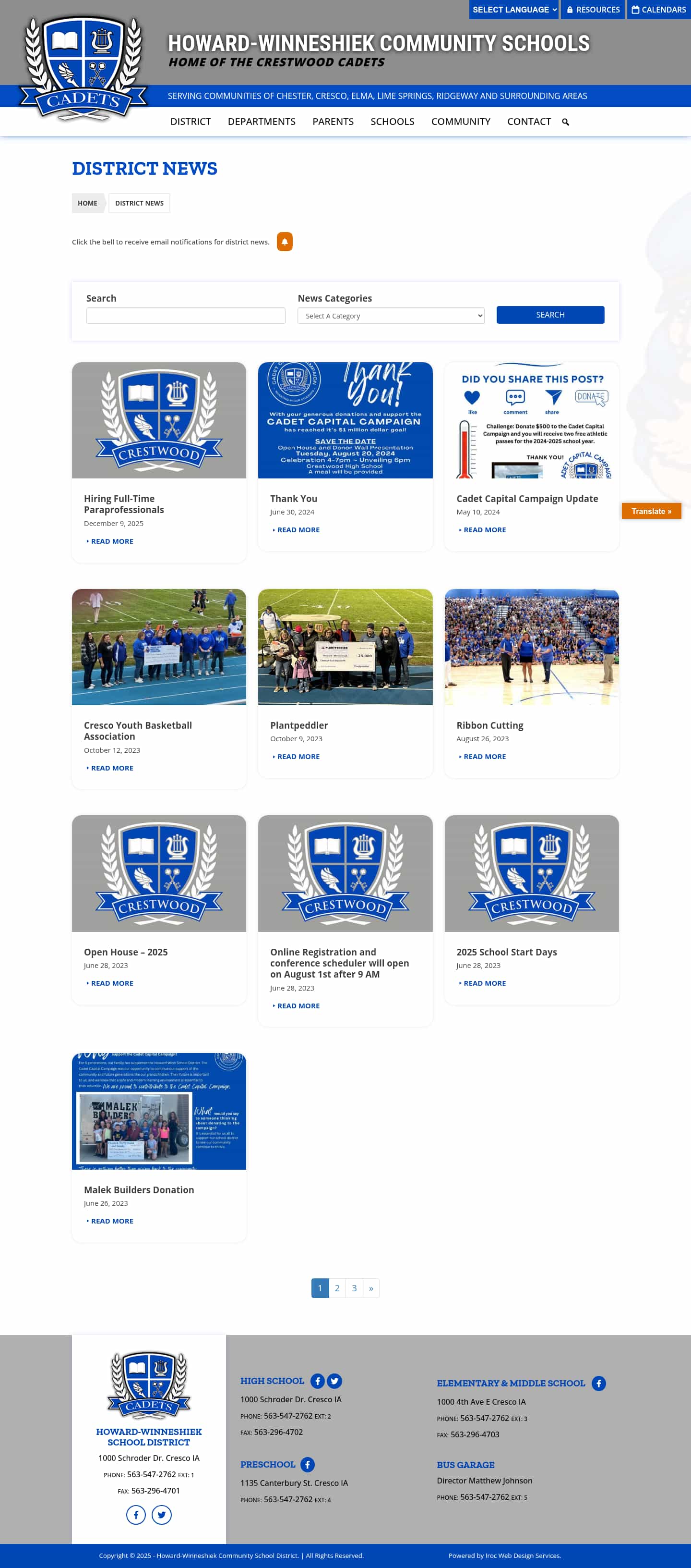 Latest website image capture