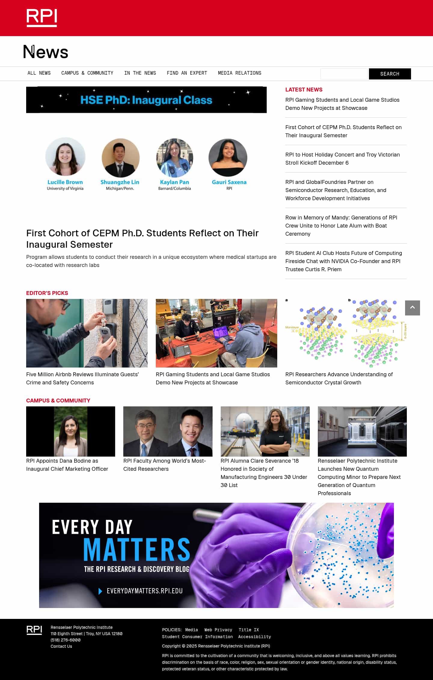 Latest website image capture