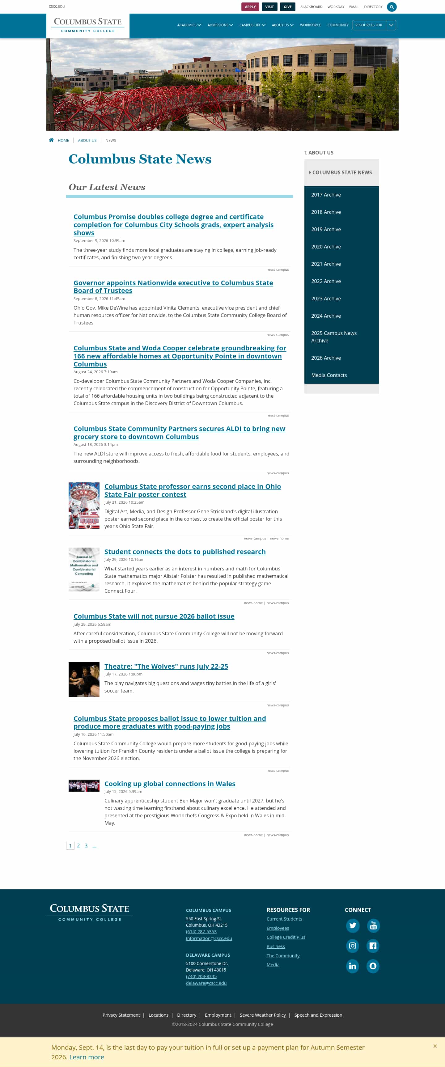 Latest website image capture