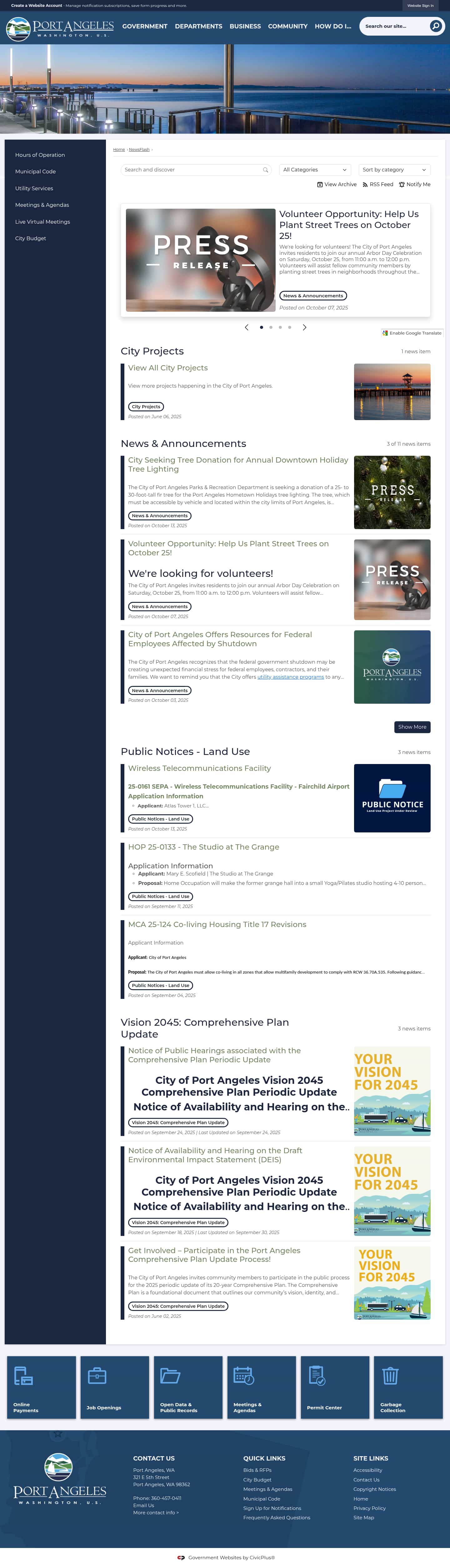 Latest website image capture
