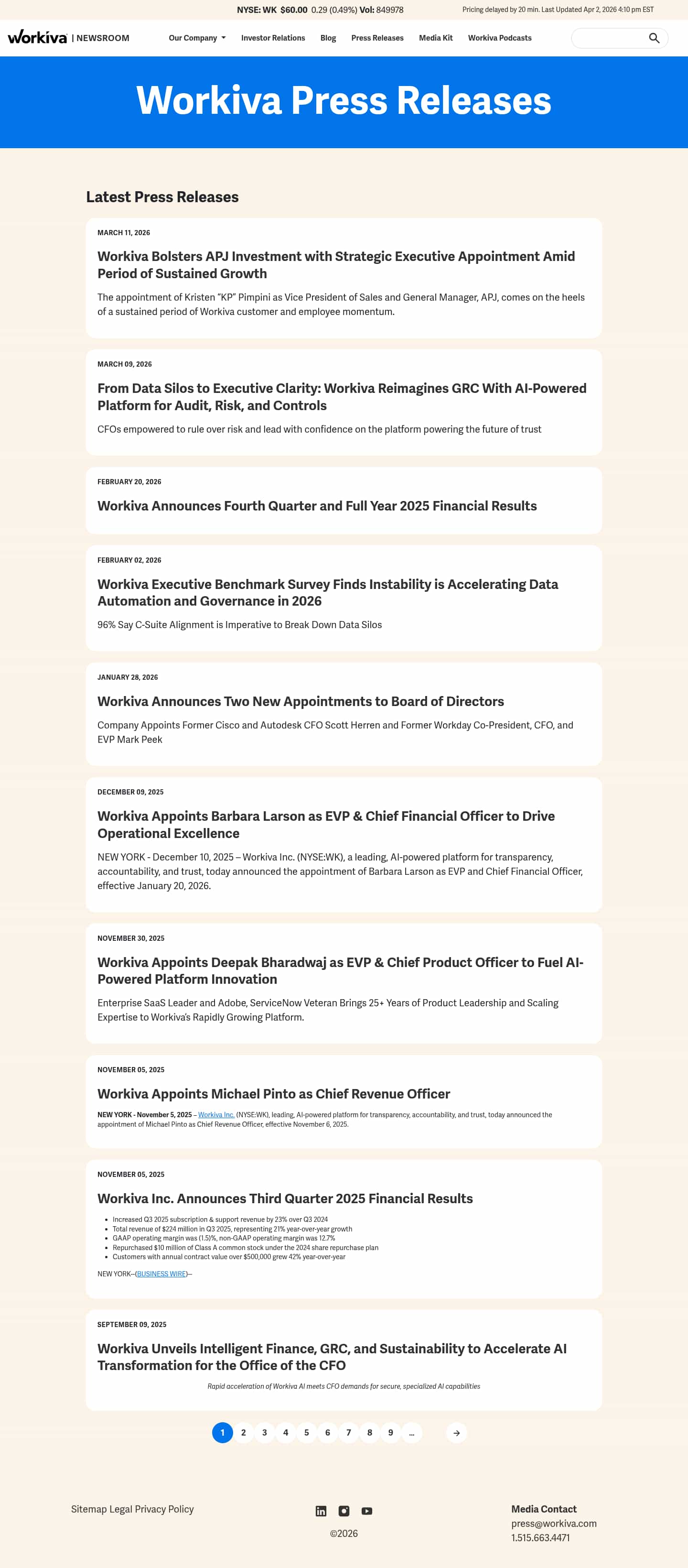 Latest website image capture