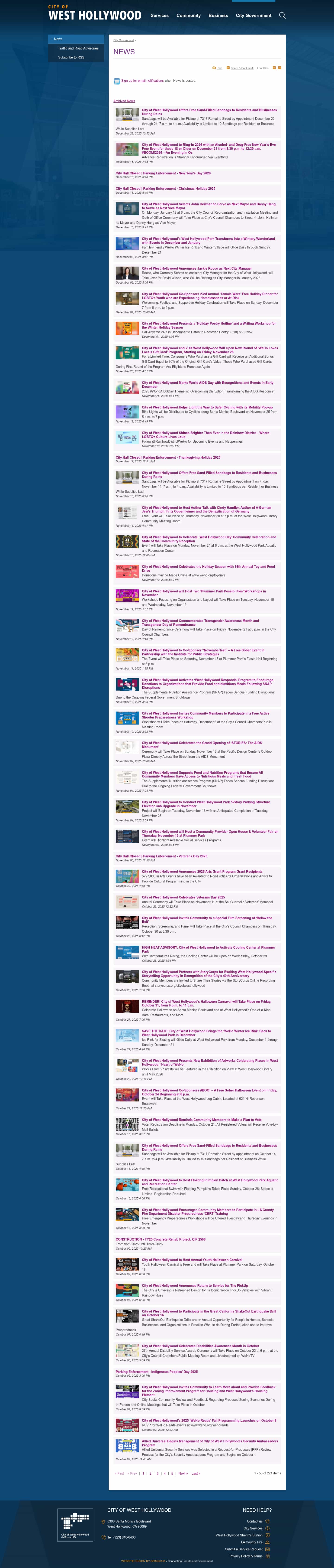 Latest website image capture