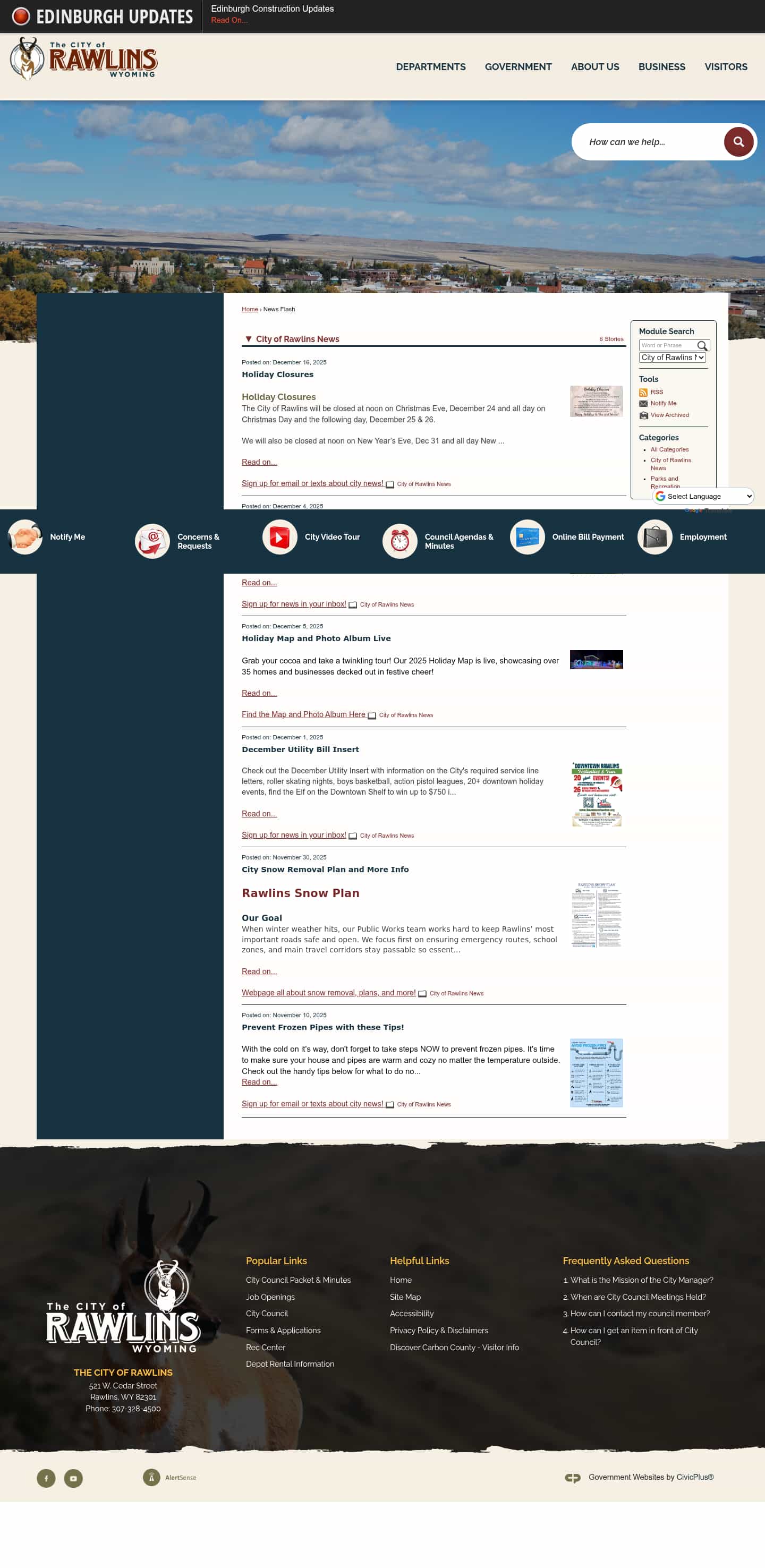 Latest website image capture