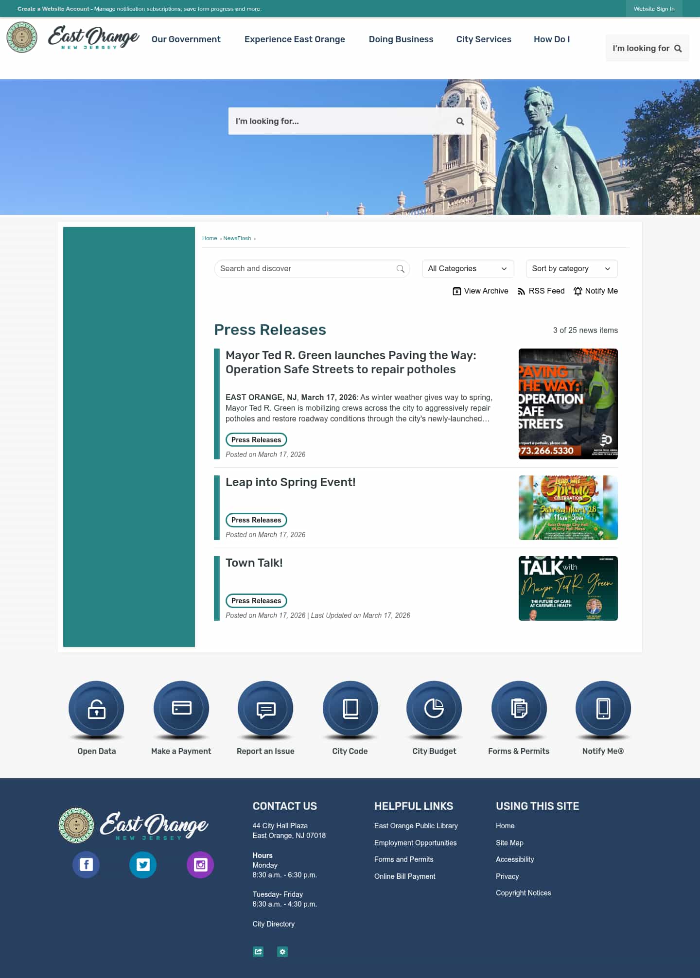 Latest website image capture
