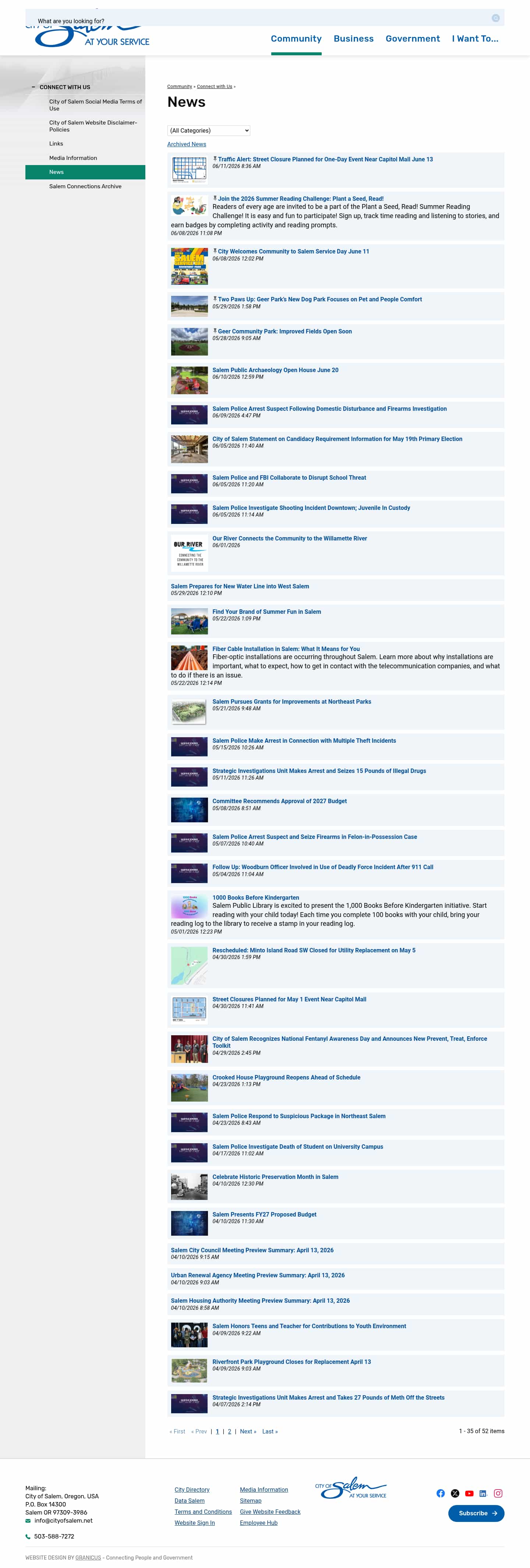 Latest website image capture