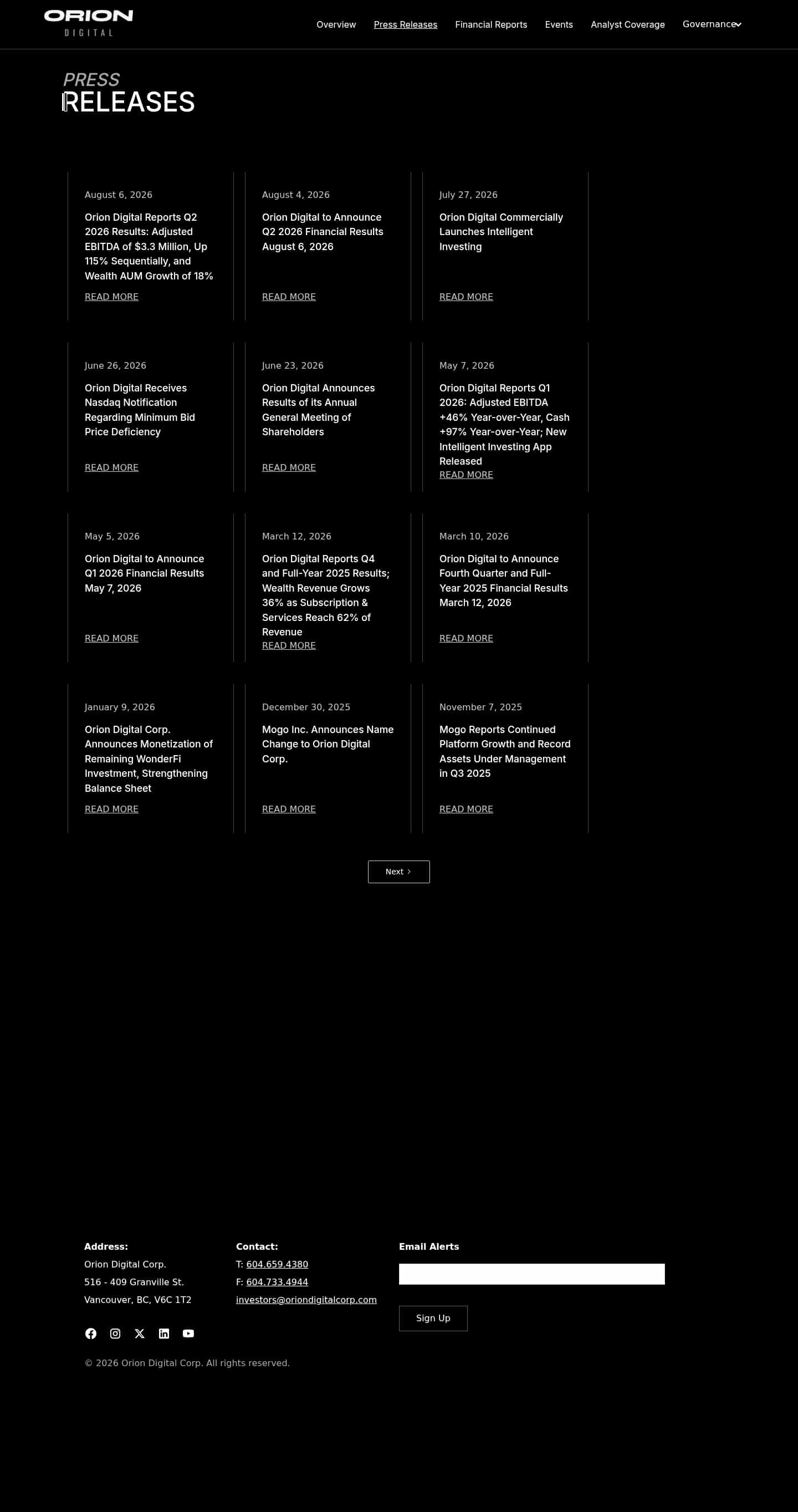 Latest website image capture