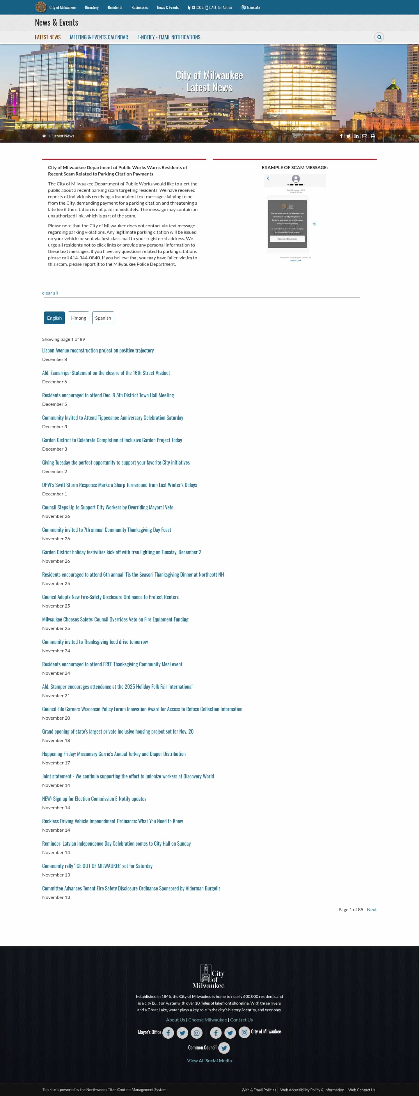 Latest website image capture