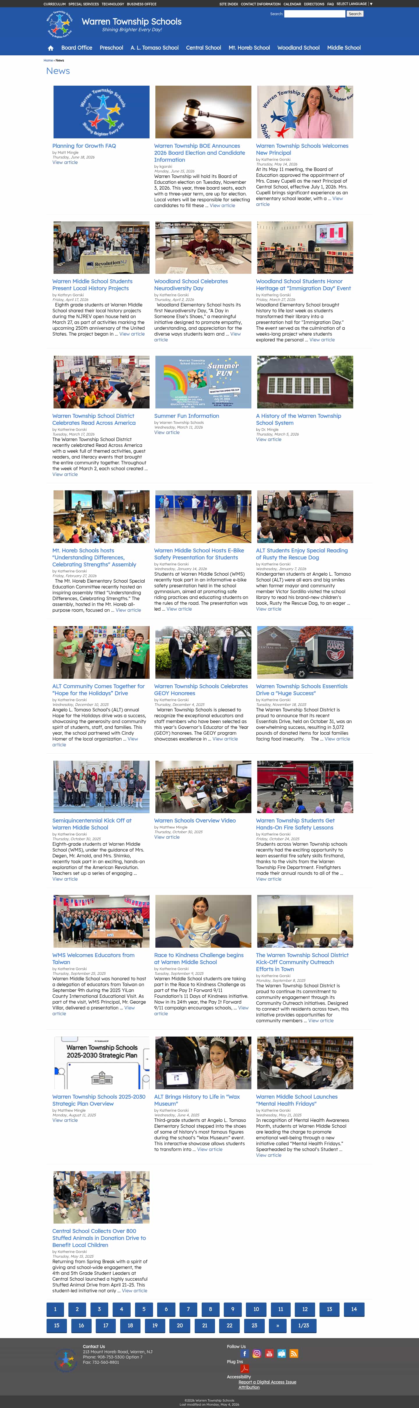 Latest website image capture