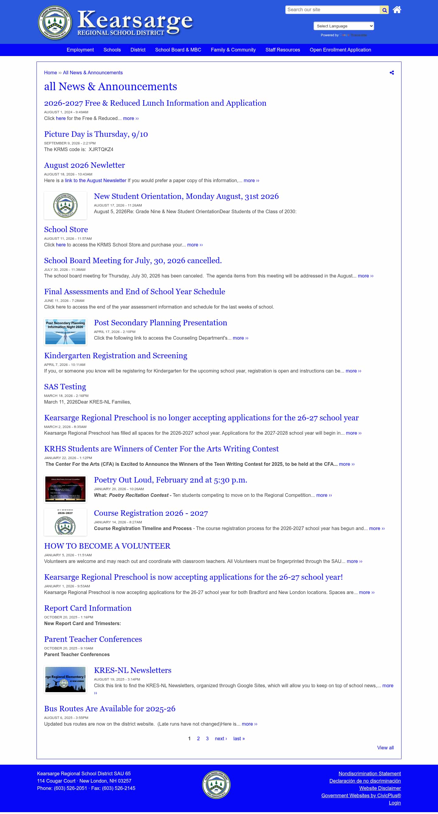 Latest website image capture