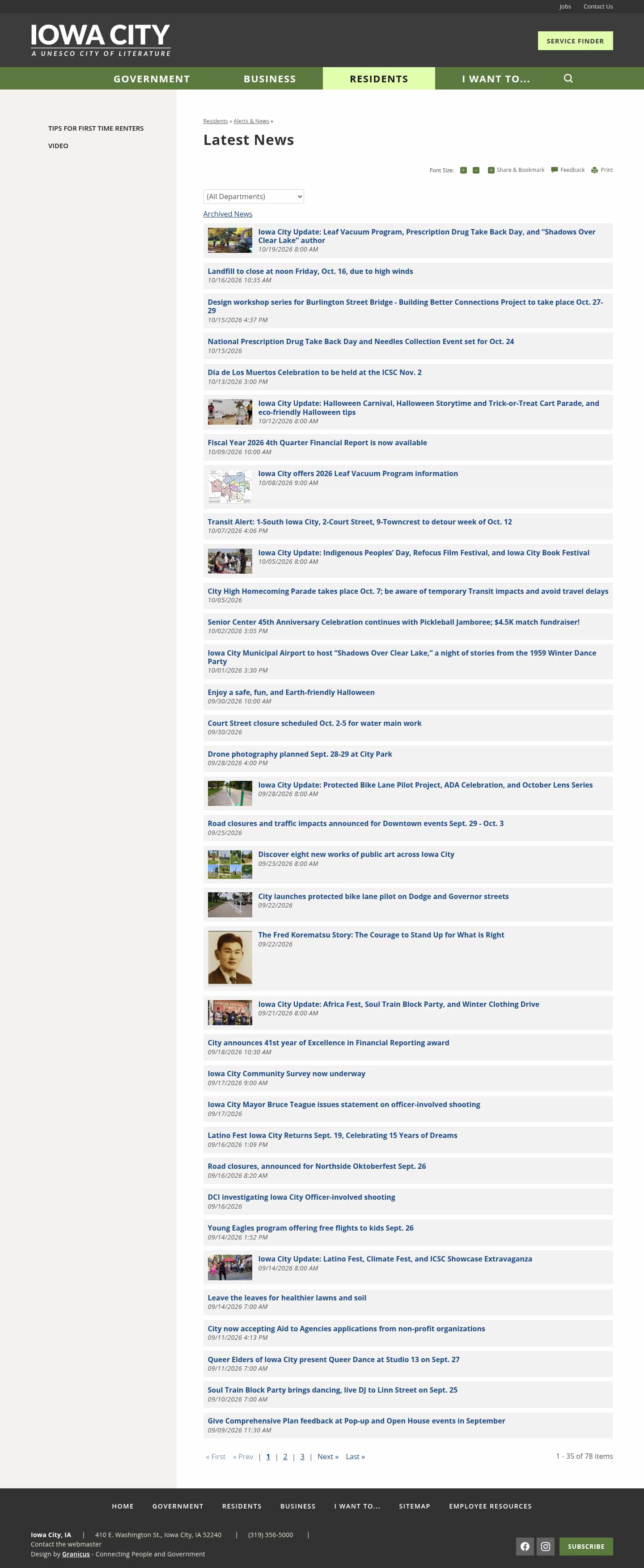 Latest website image capture