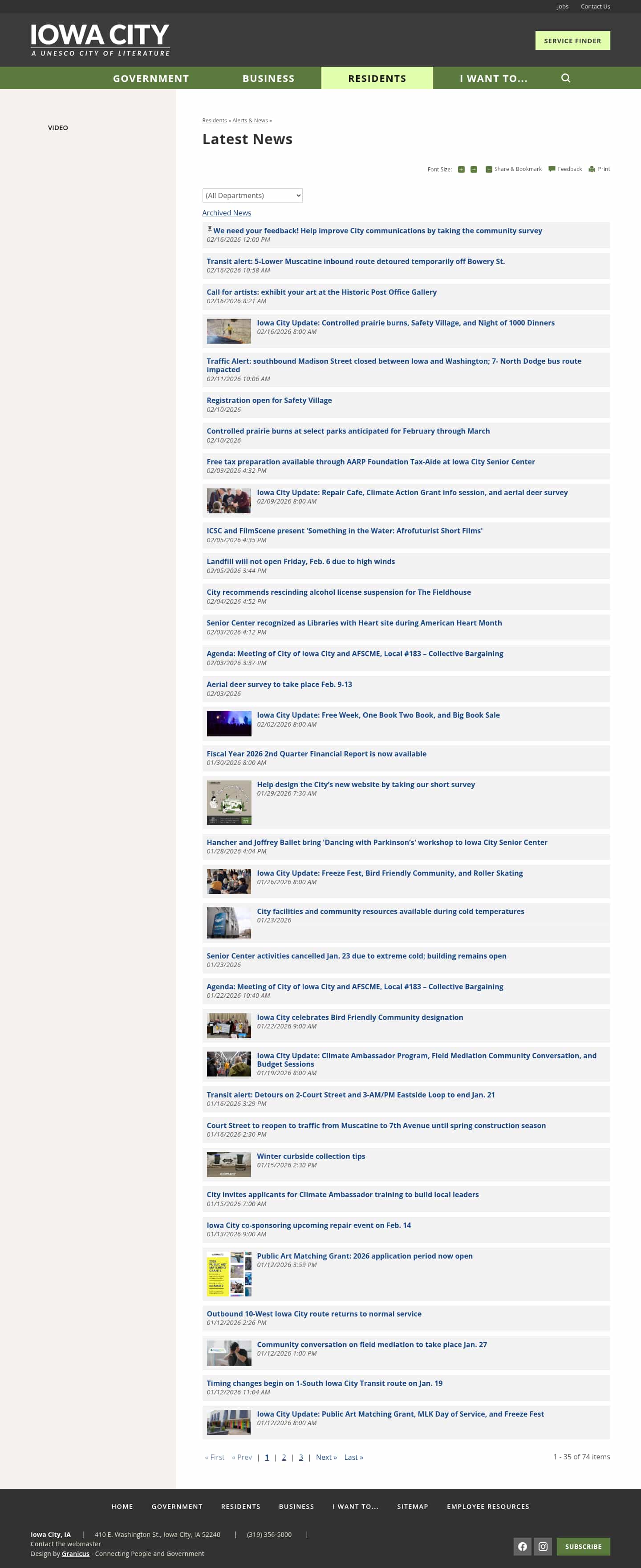 Latest website image capture