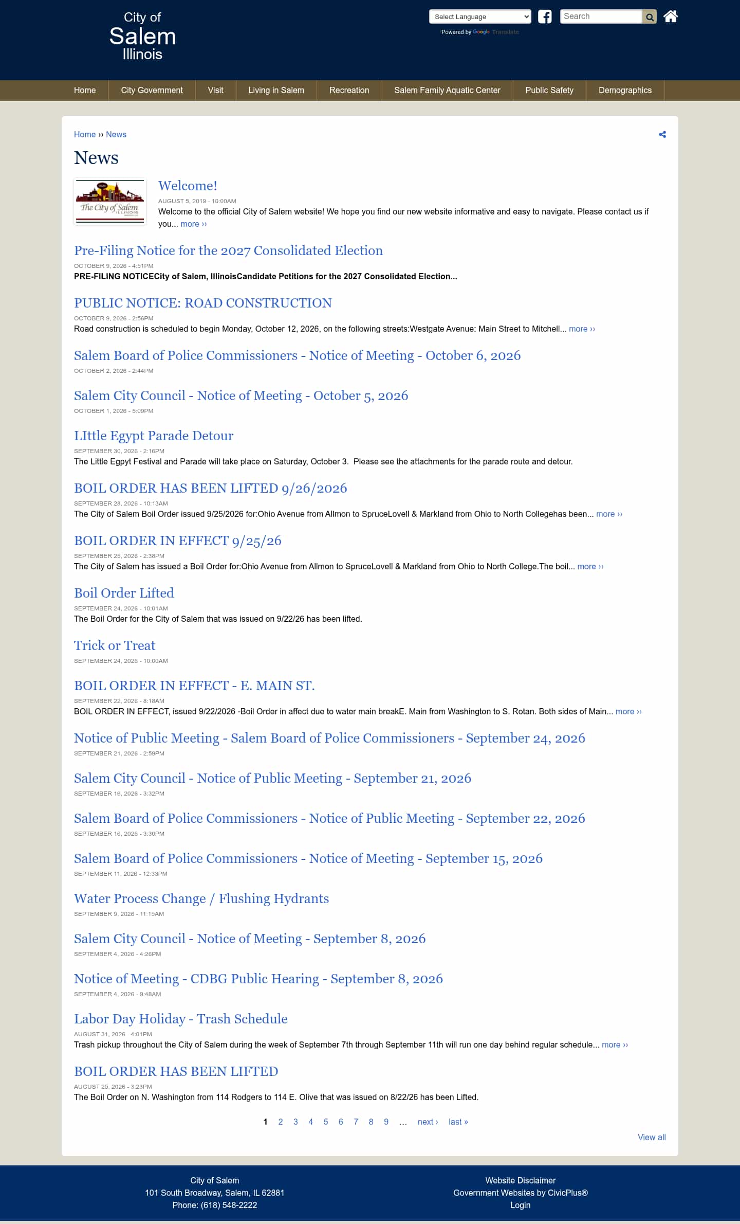 Latest website image capture