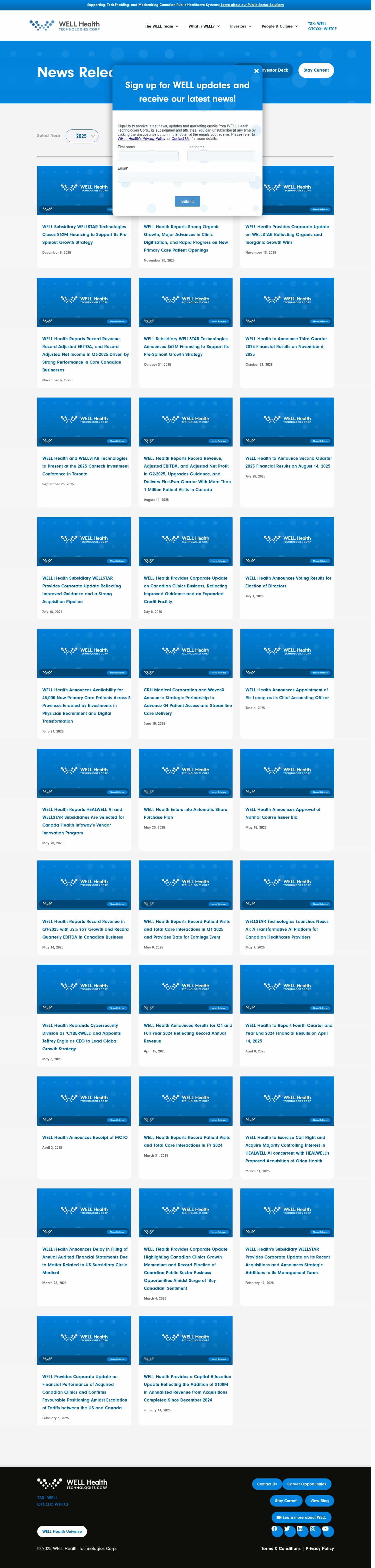 Latest website image capture