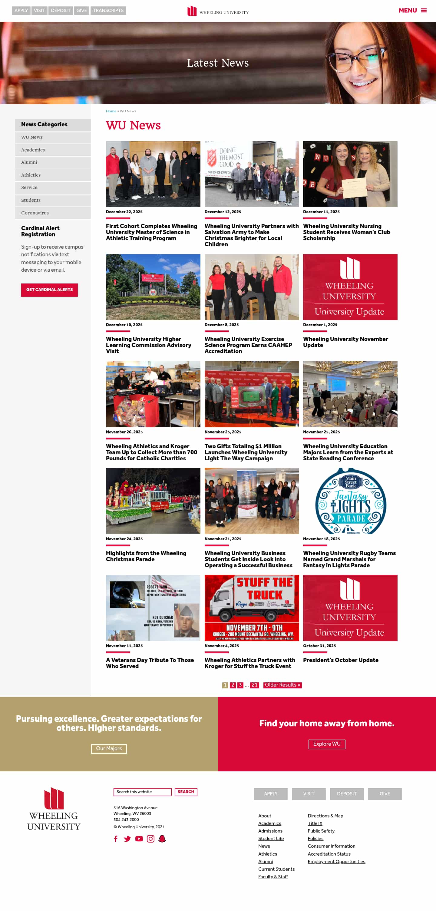 Latest website image capture