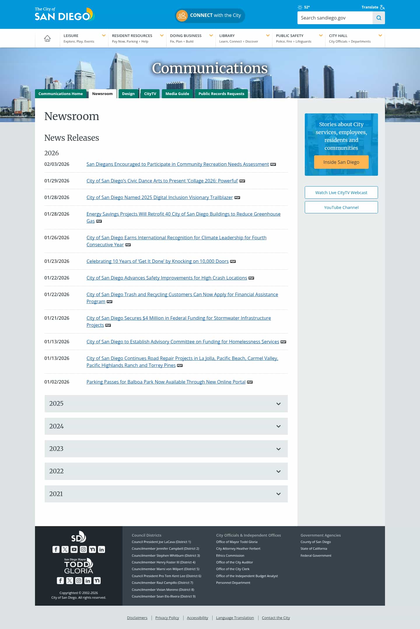Latest website image capture