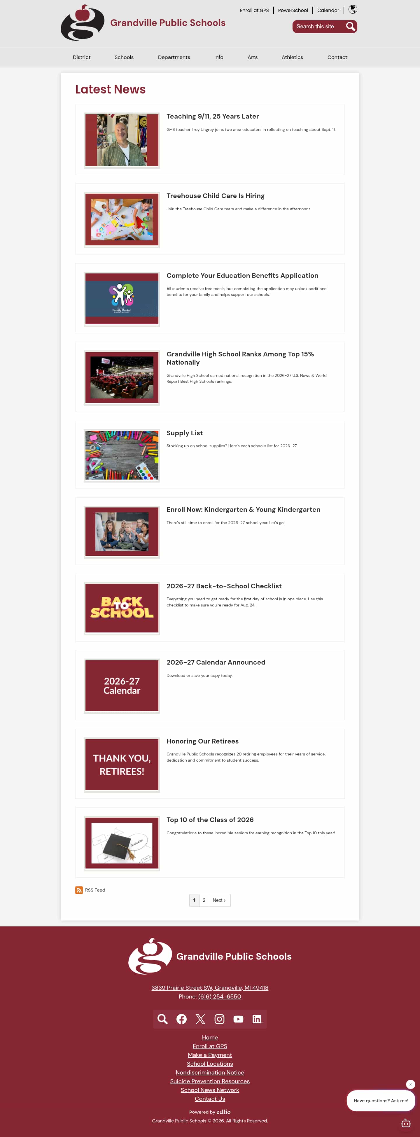 Latest website image capture