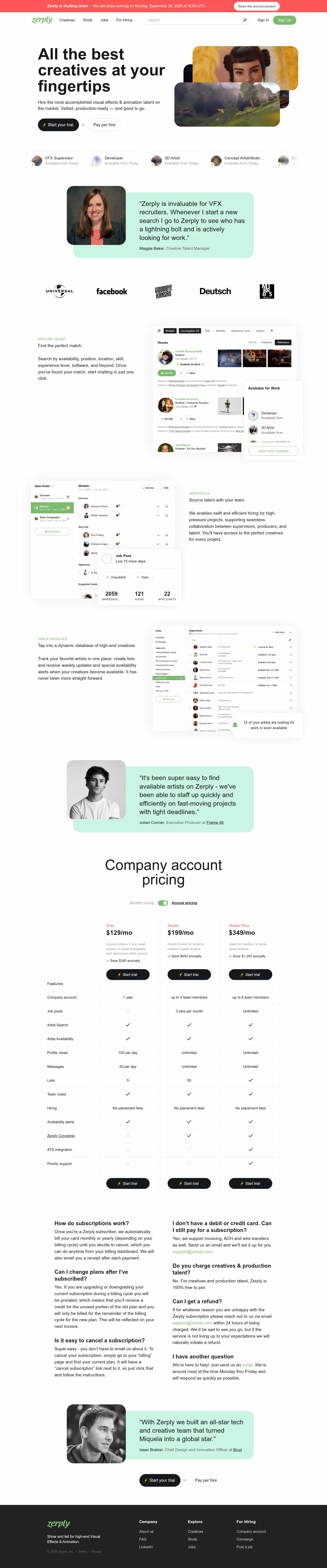 Latest website image capture