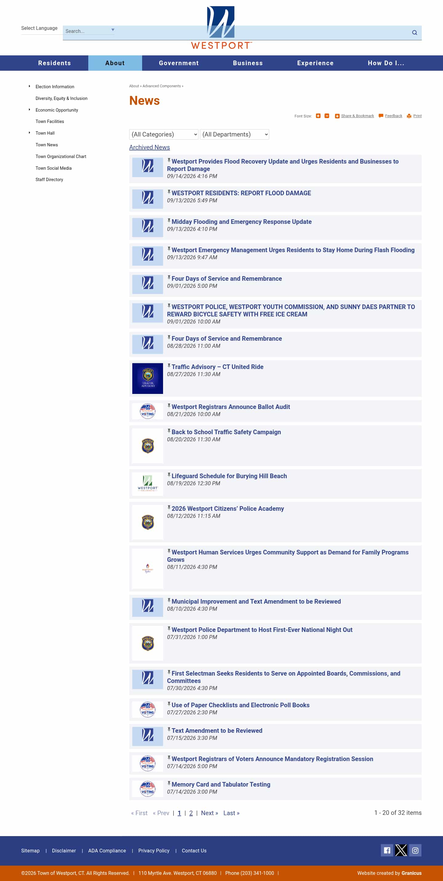 Latest website image capture