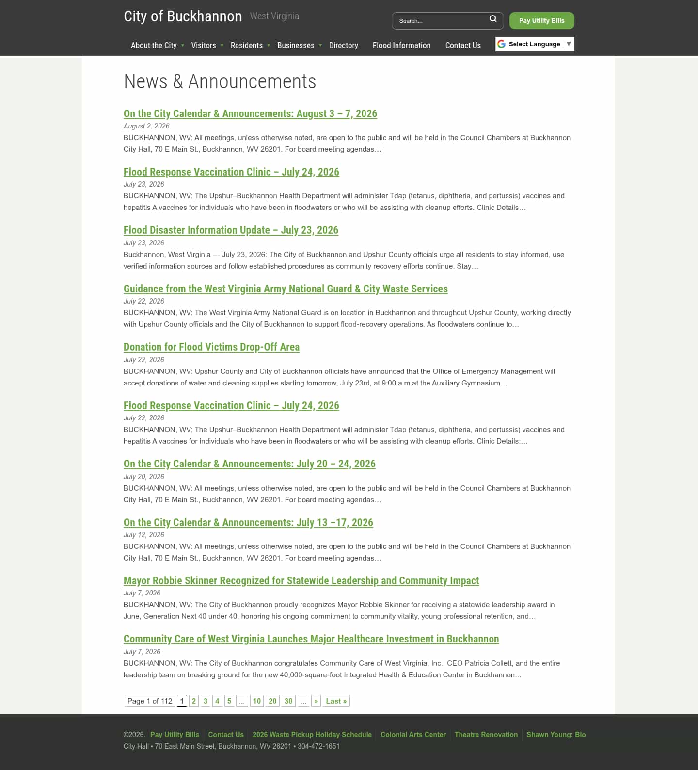 Latest website image capture