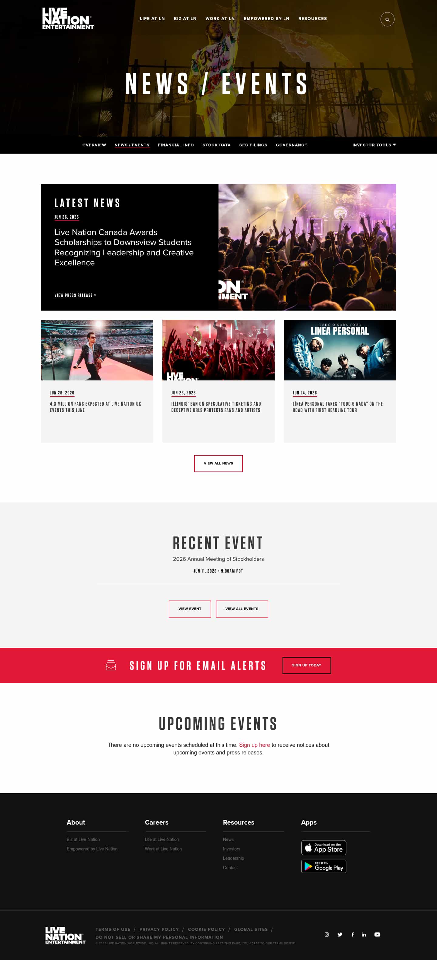 Latest website image capture