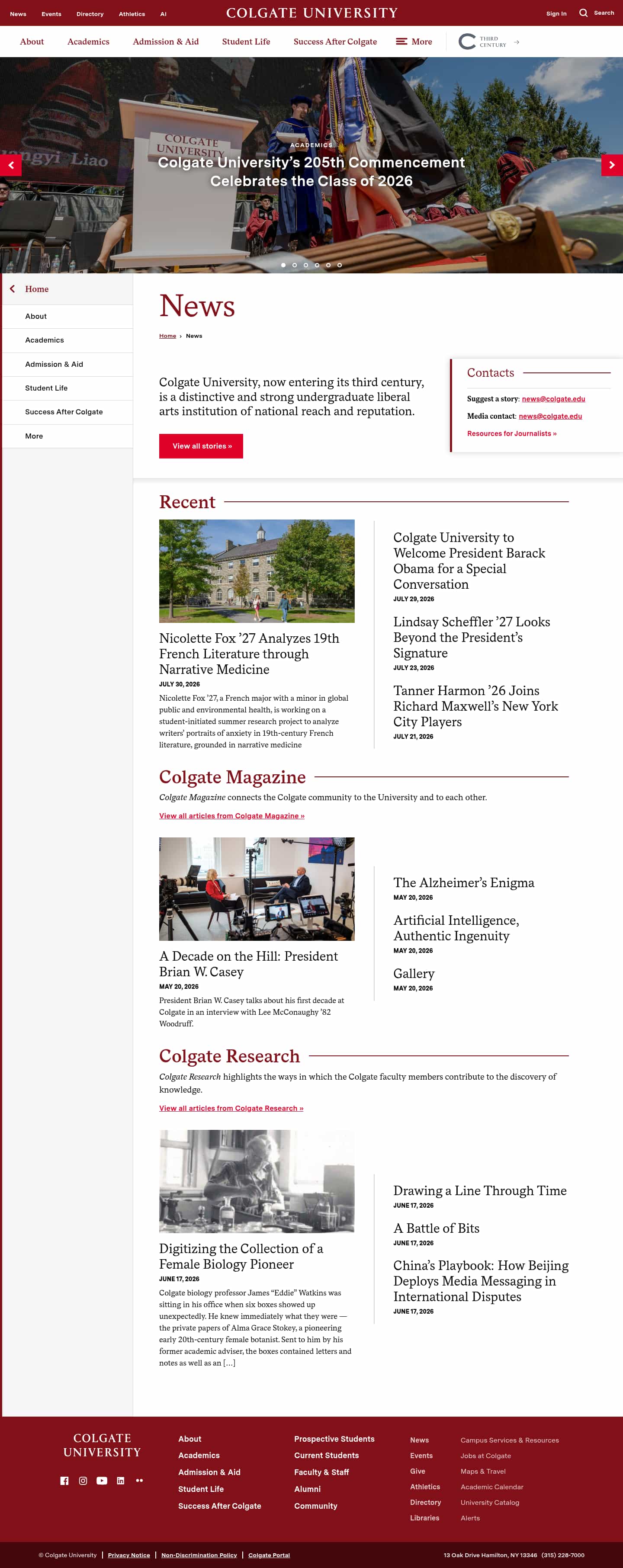 Latest website image capture