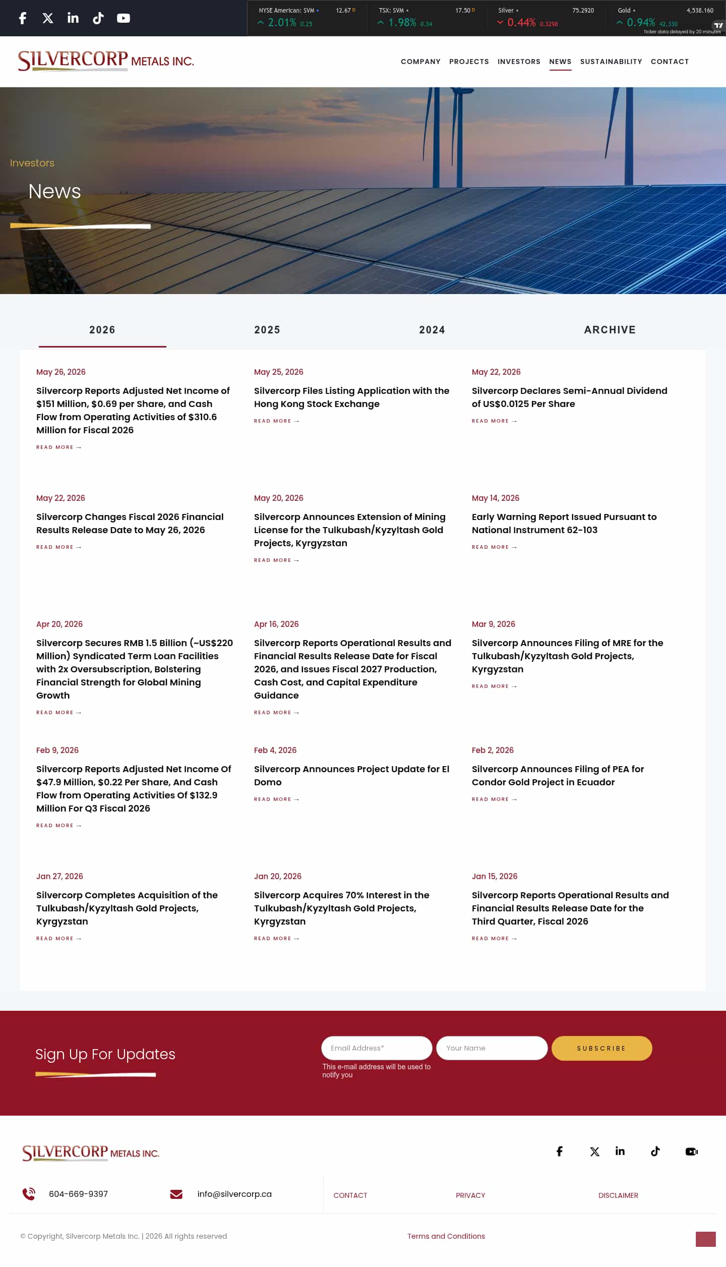 Latest website image capture