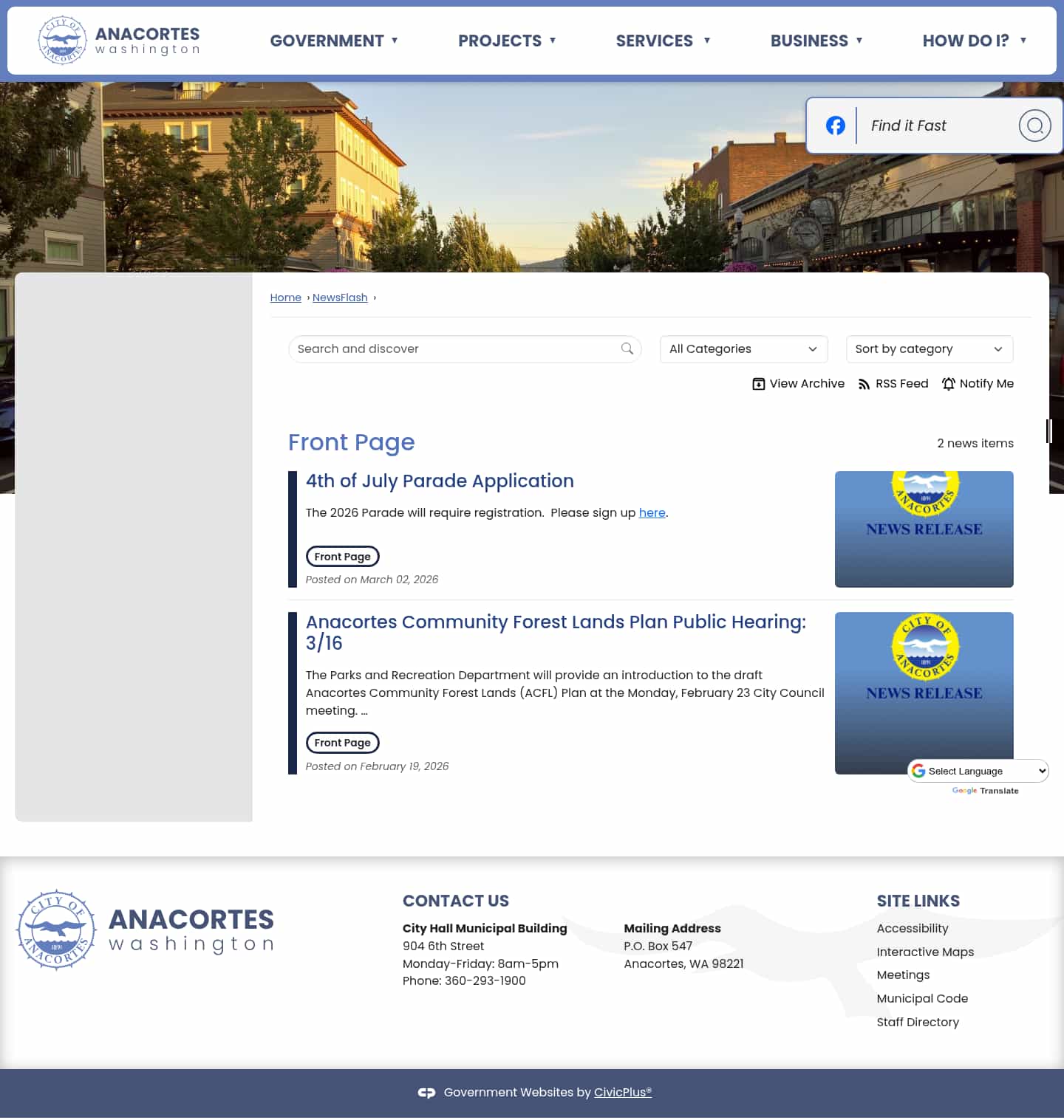 Latest website image capture