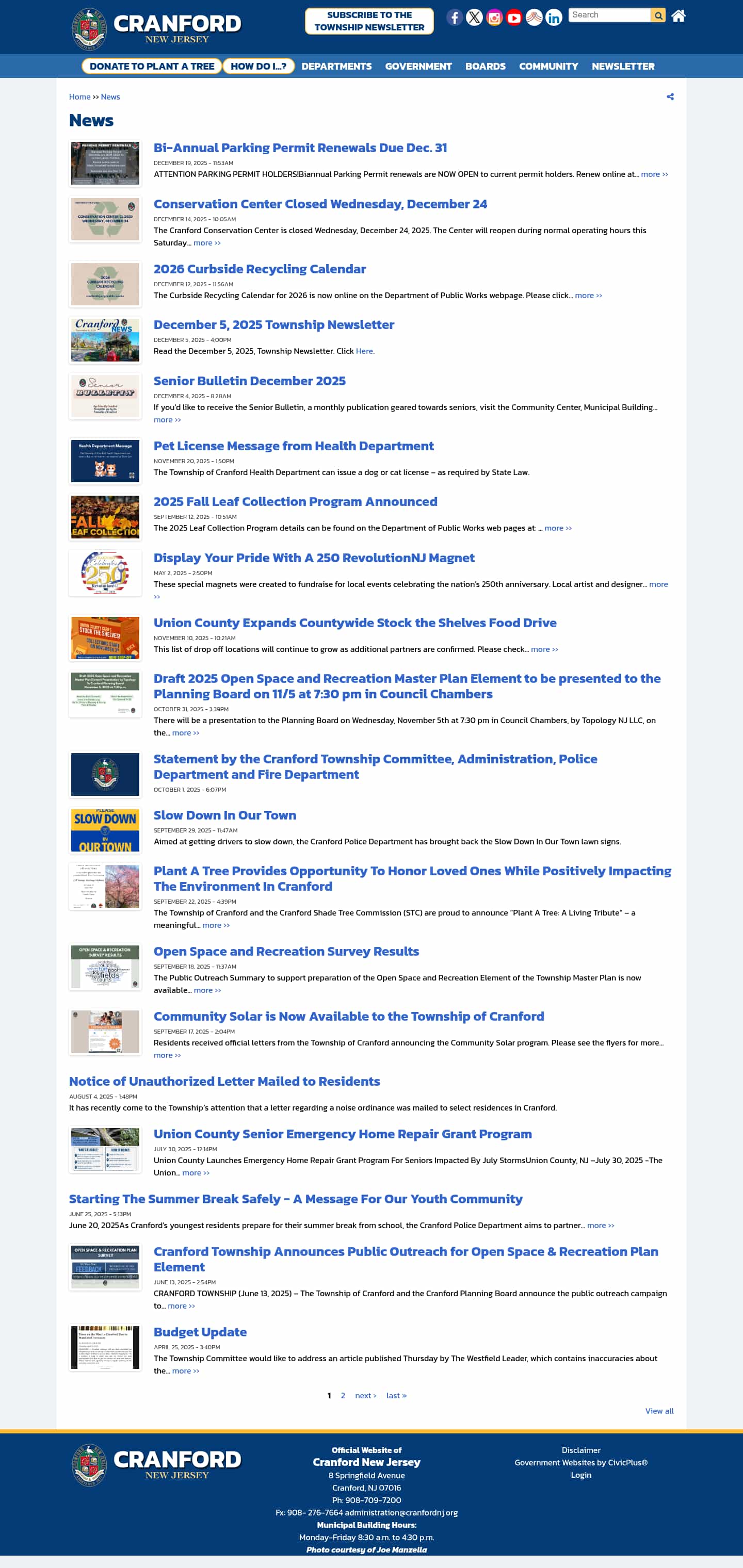 Latest website image capture