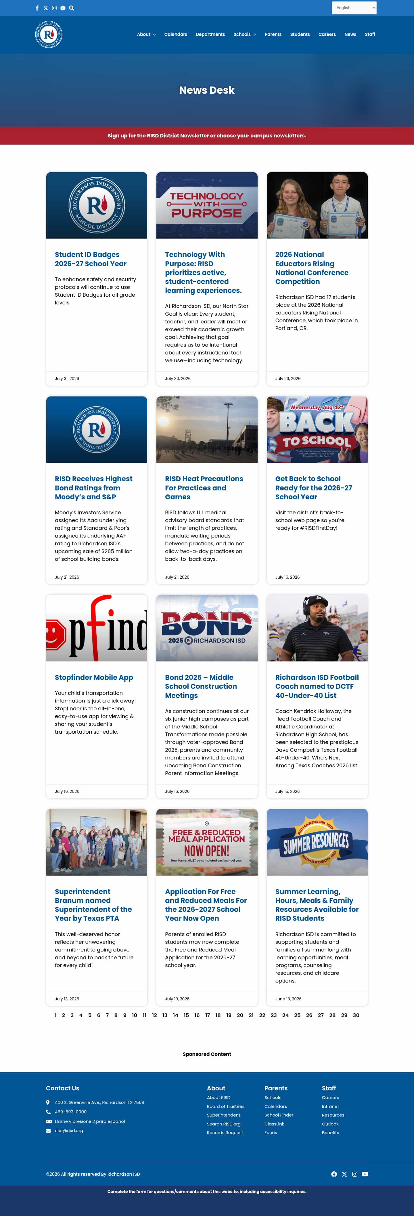 Latest website image capture