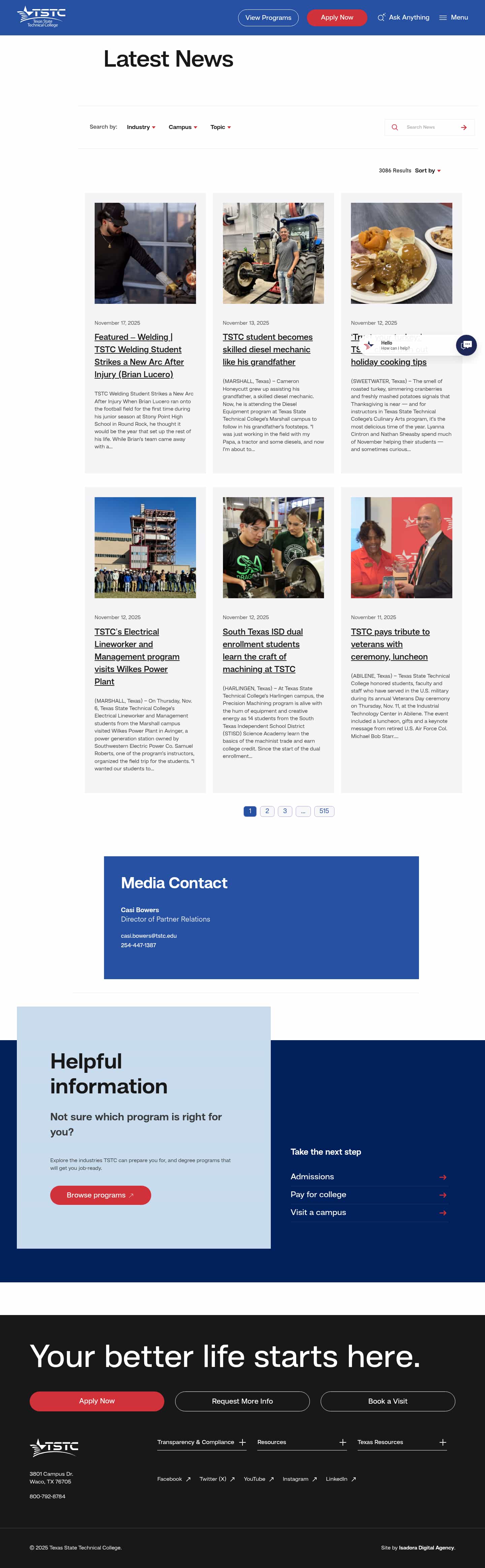 Latest website image capture