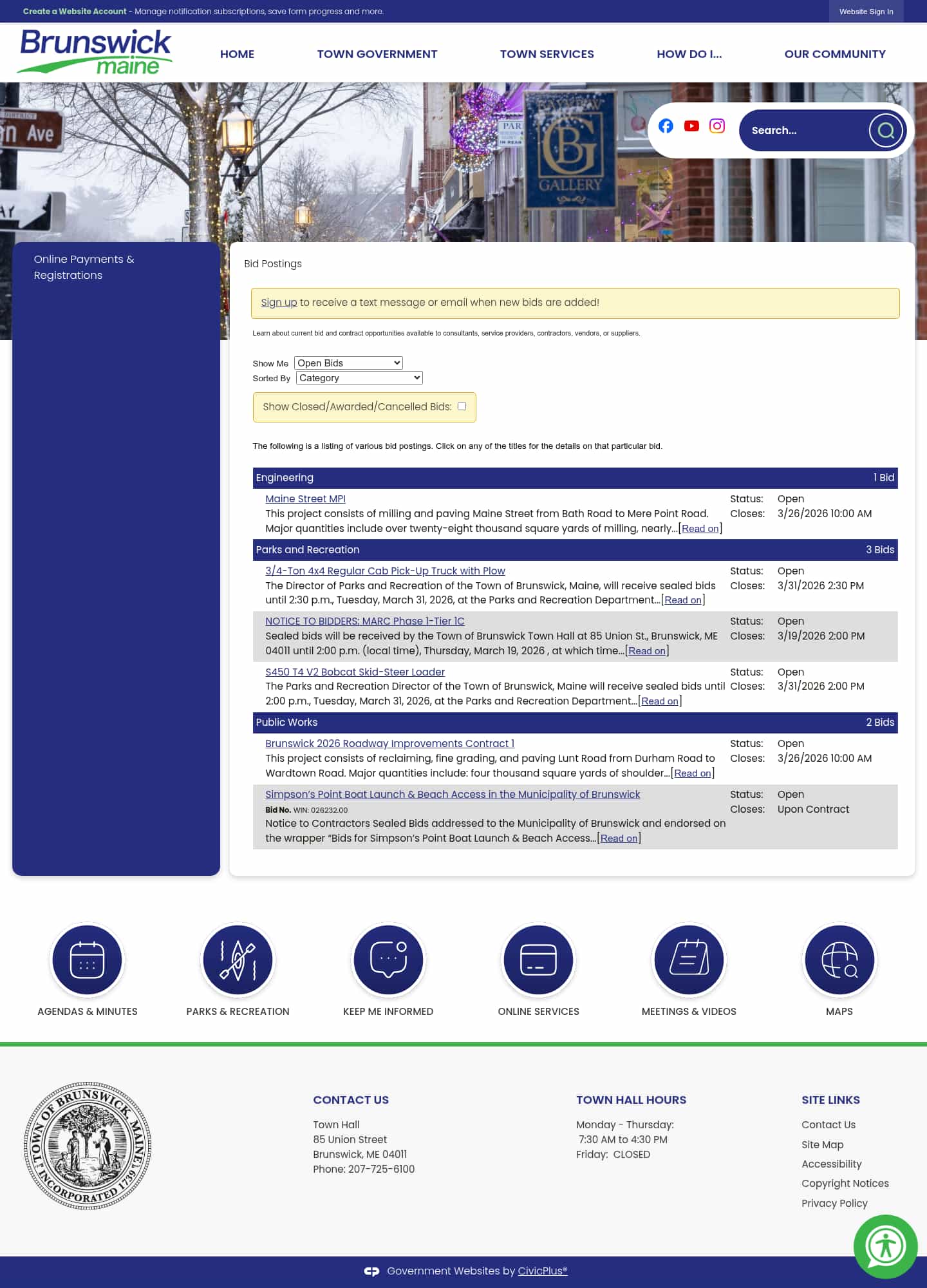 Latest website image capture