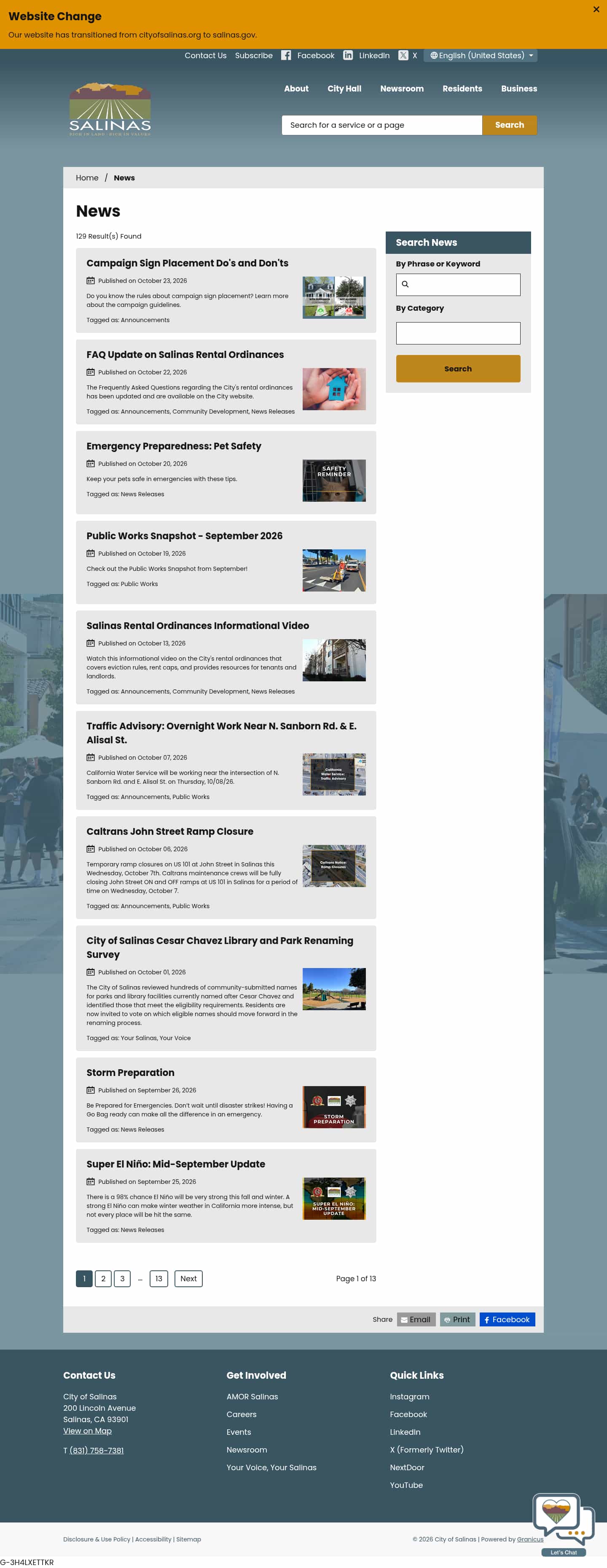 Latest website image capture