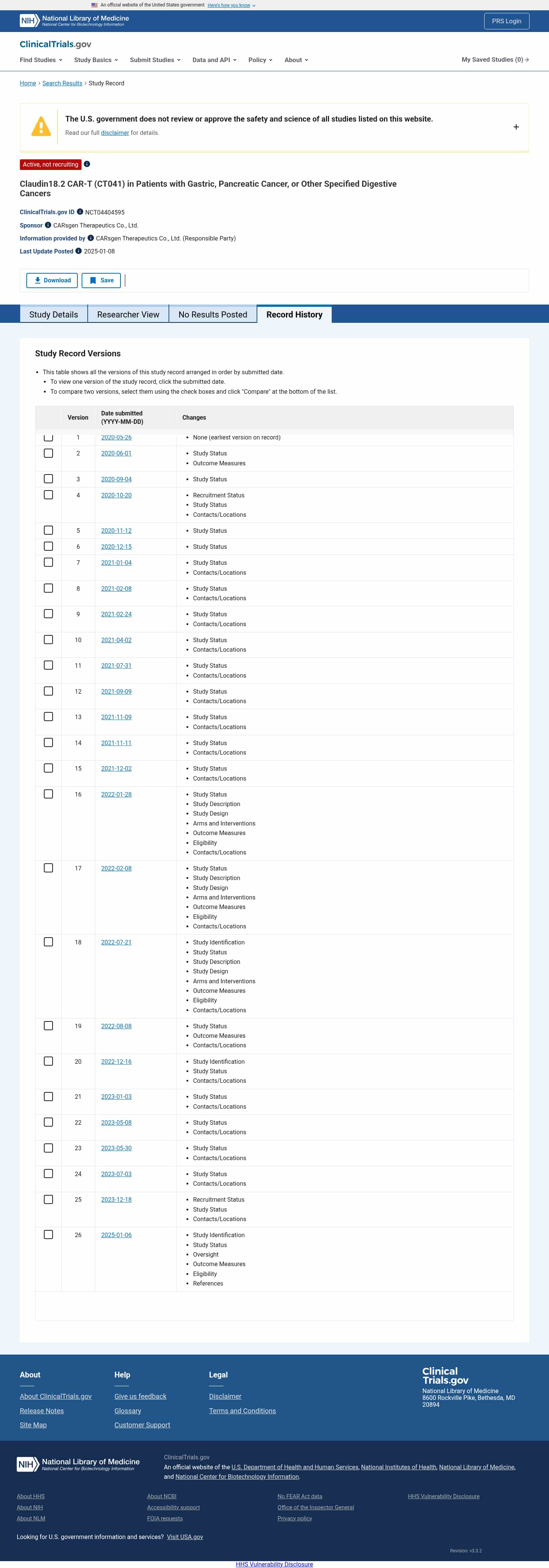 Latest website image capture